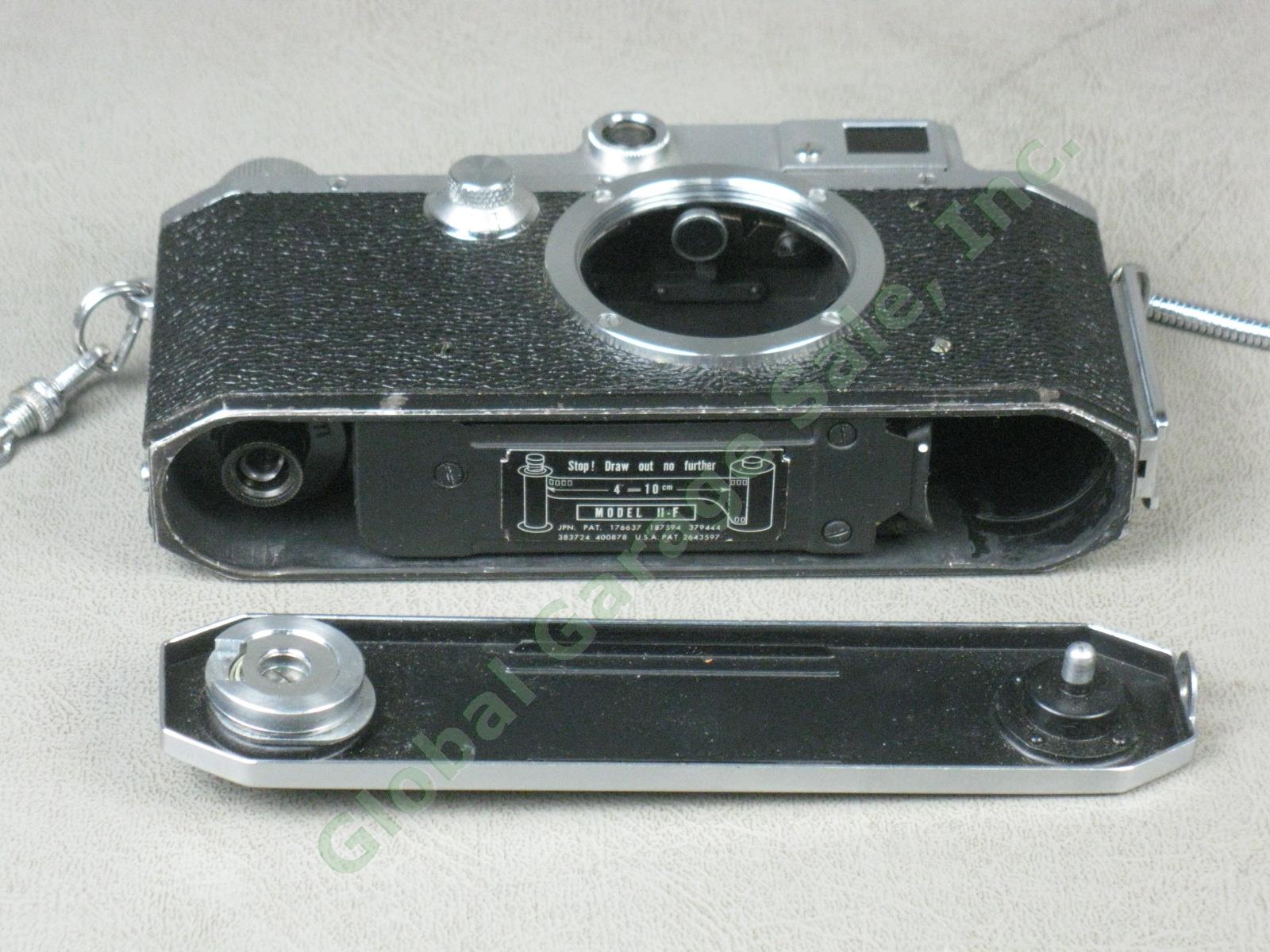 Vtg 1950s Canon IVSB IV SB EP Film Camera 50mm f/1.8 Lens Japan No 144158 NO RES 10