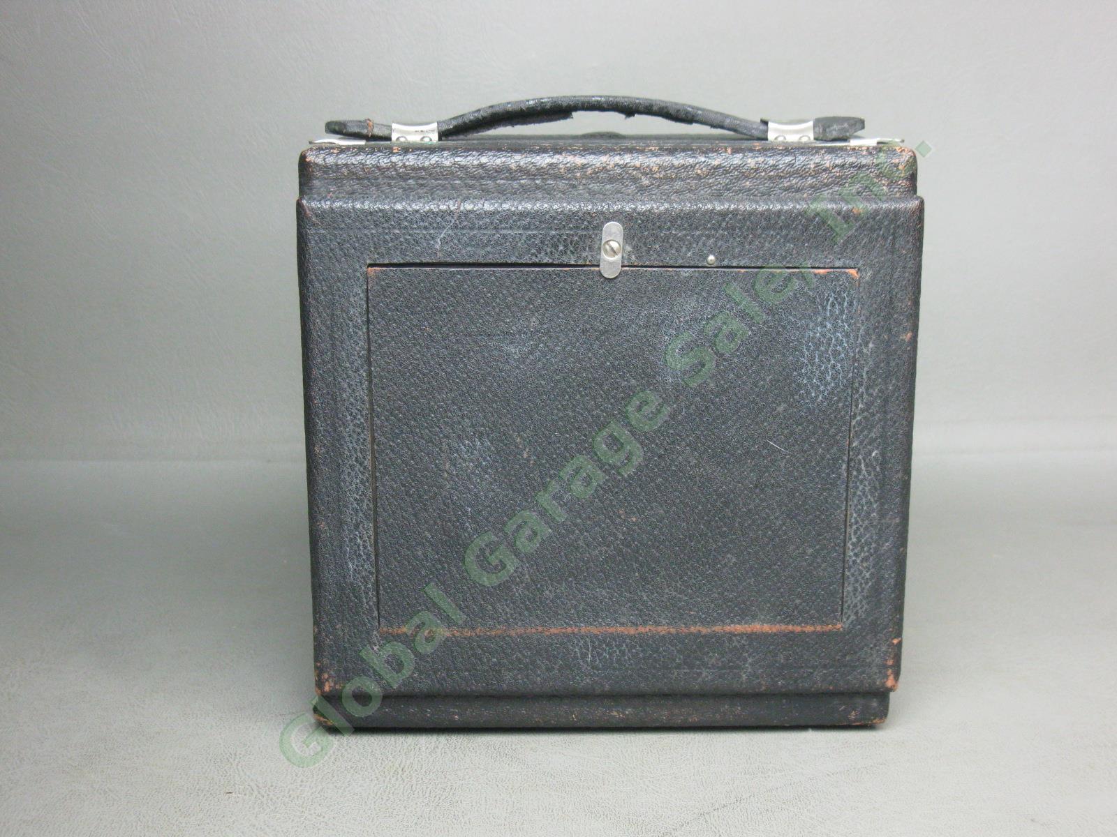 Antique Gundlach 4x5 Folding Camera Wollensack Betax No 2 f/6.3 Series IV Lens 4