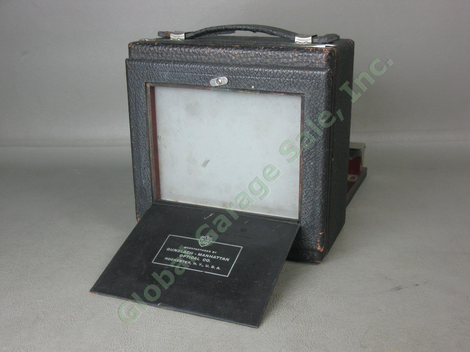 Antique Gundlach 4x5 Folding Camera Wollensack Betax No 2 f/6.3 Series IV Lens 7