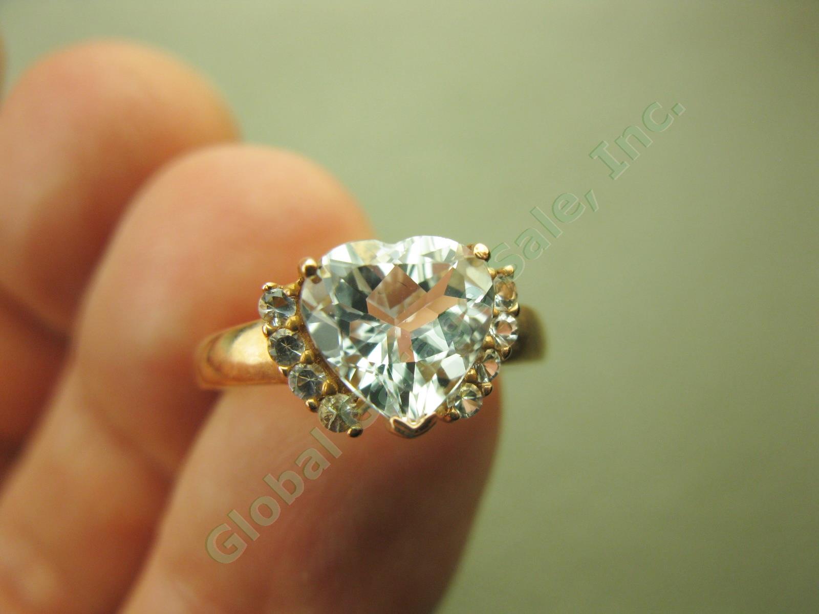 19x 14k 10k Gold Gemstone Rings Lot Earrings 57.7 Grams Not Scrap $1200+ Value!! 4