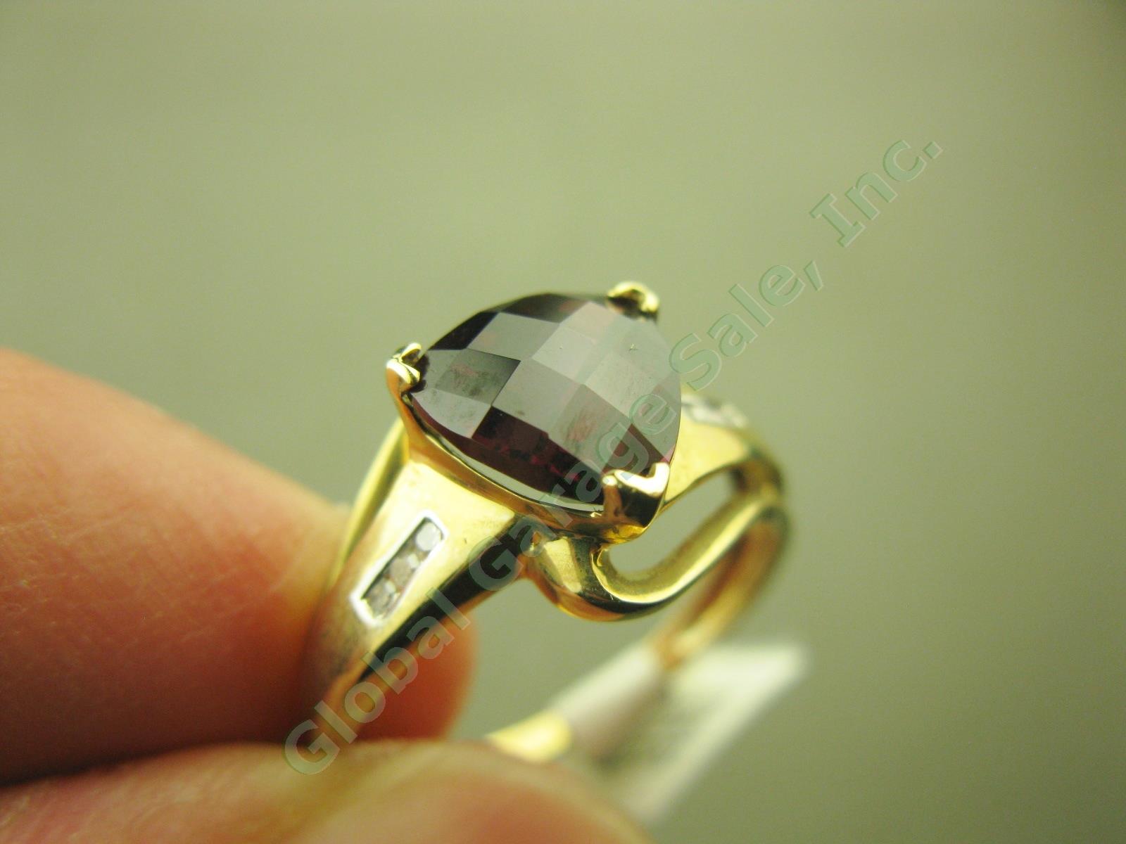 19x 14k 10k Gold Gemstone Rings Lot Earrings 57.7 Grams Not Scrap $1200+ Value!! 6