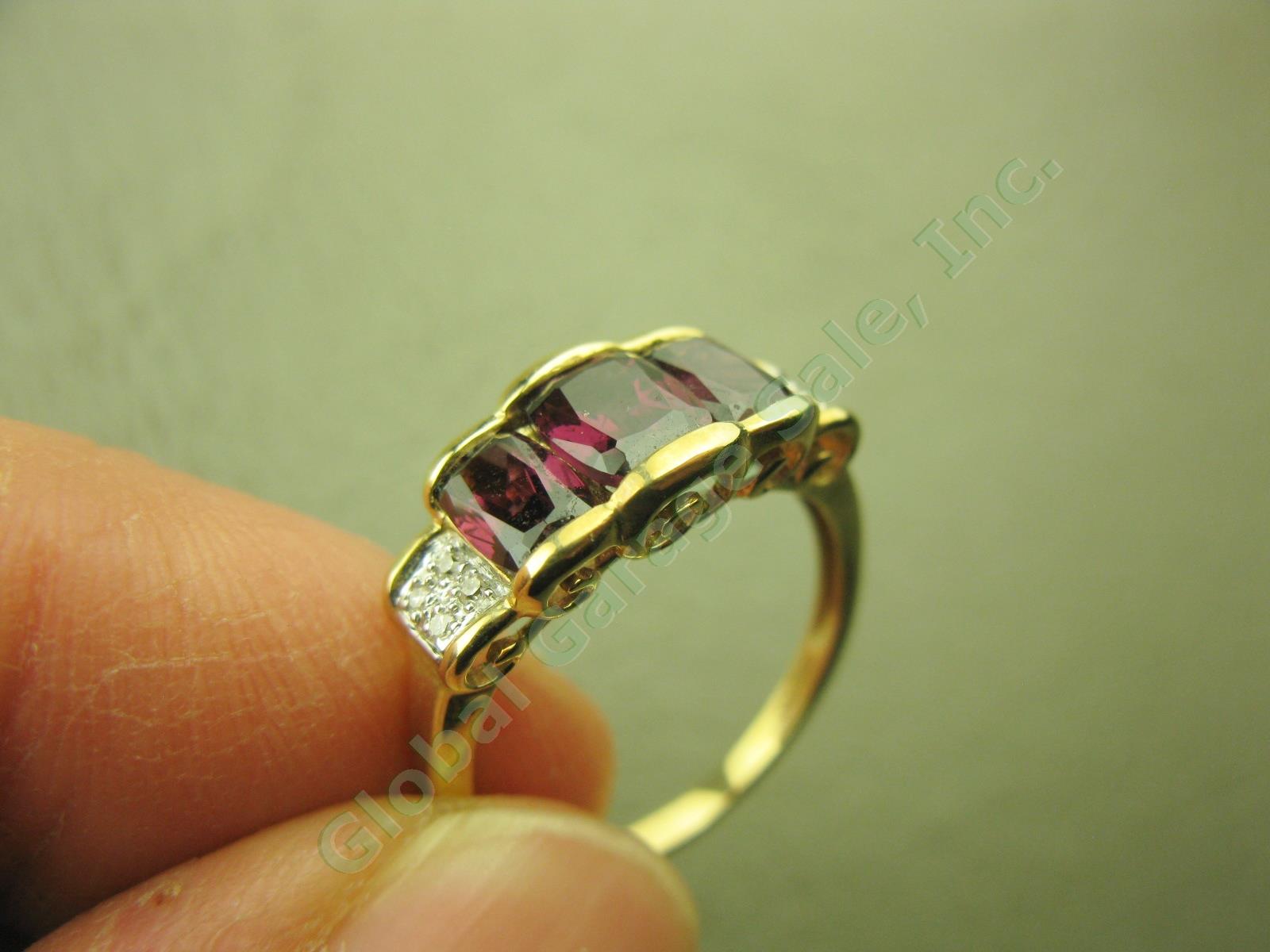 19x 14k 10k Gold Gemstone Rings Lot Earrings 57.7 Grams Not Scrap $1200+ Value!! 10