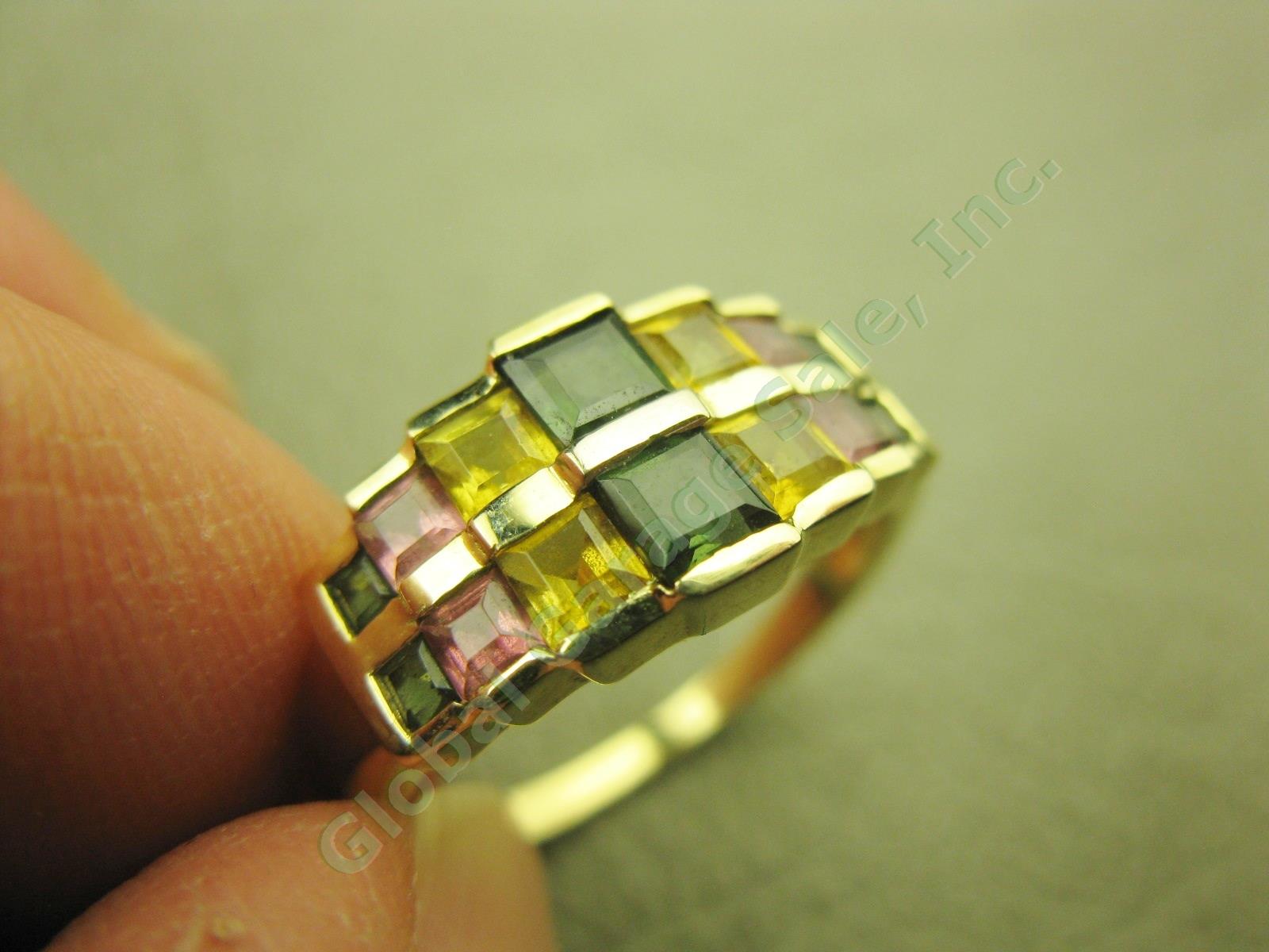 19x 14k 10k Gold Gemstone Rings Lot Earrings 57.7 Grams Not Scrap $1200+ Value!! 17