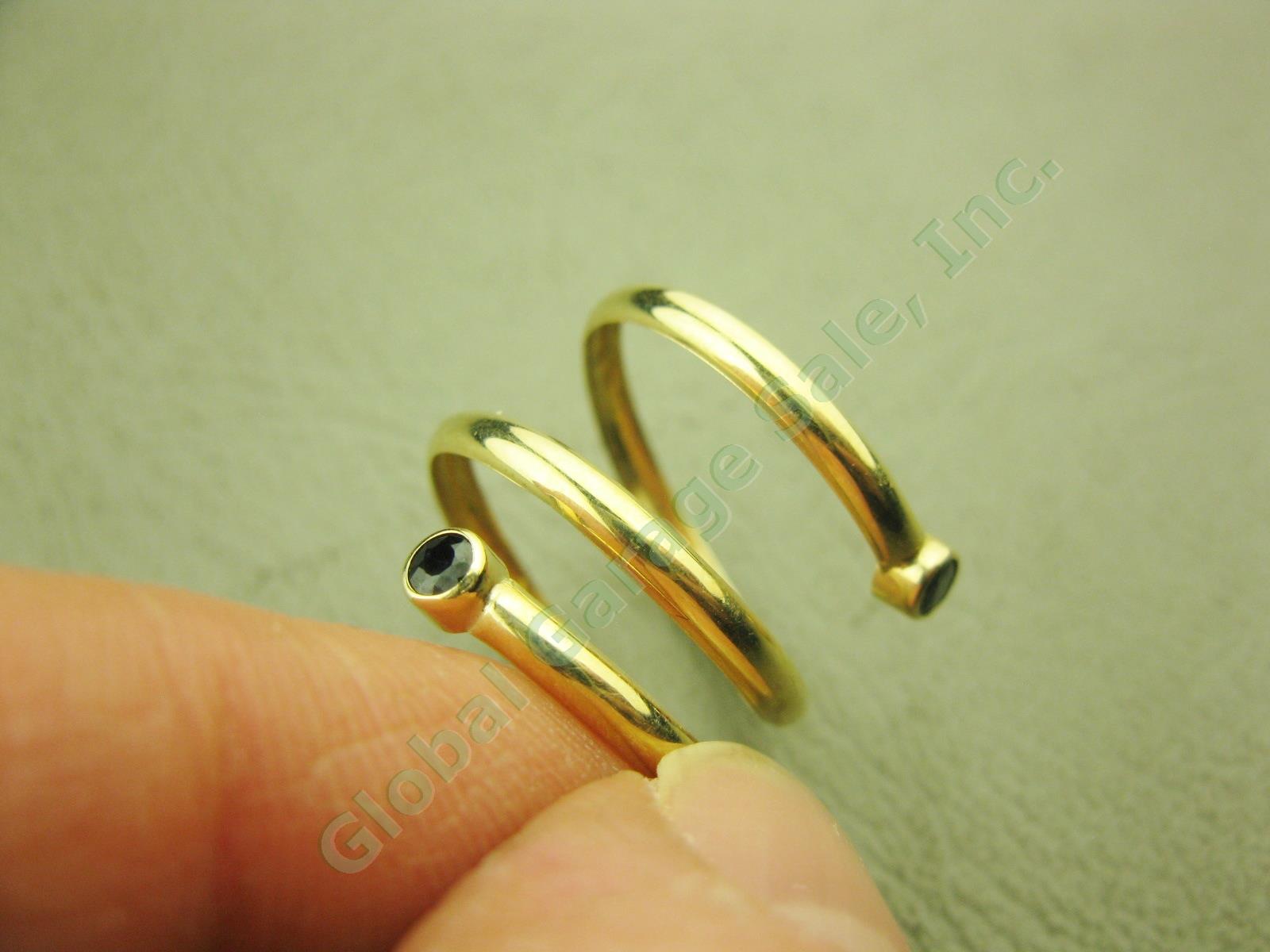 19x 14k 10k Gold Gemstone Rings Lot Earrings 57.7 Grams Not Scrap $1200+ Value!! 22
