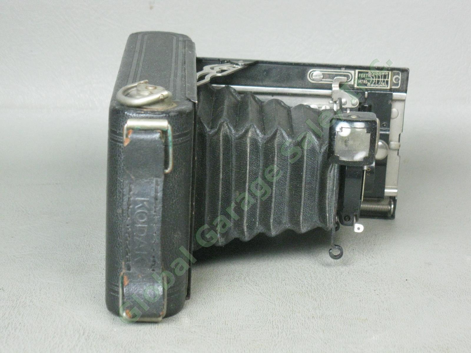5 Vtg Antique Kodak Cameras Lot A 120 122 Six-20 No 2 Folding Brownie Six-16 Box 2