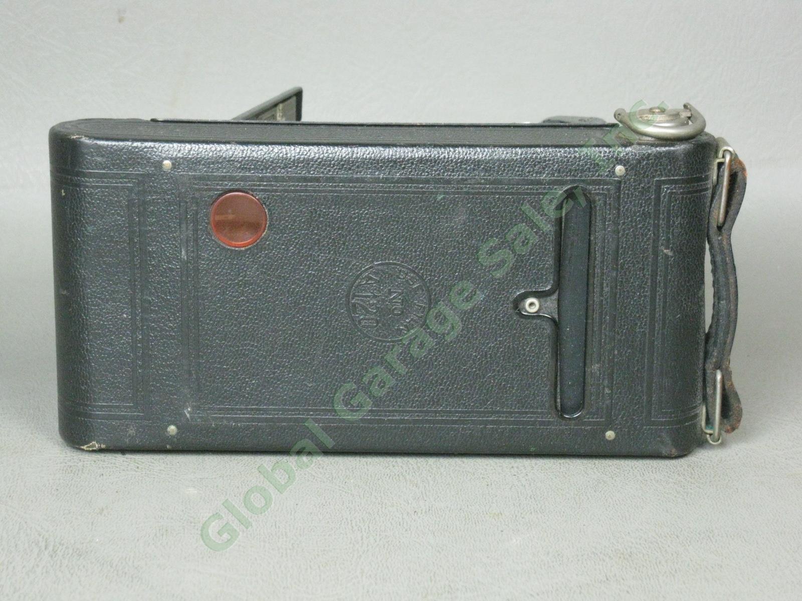 5 Vtg Antique Kodak Cameras Lot A 120 122 Six-20 No 2 Folding Brownie Six-16 Box 3