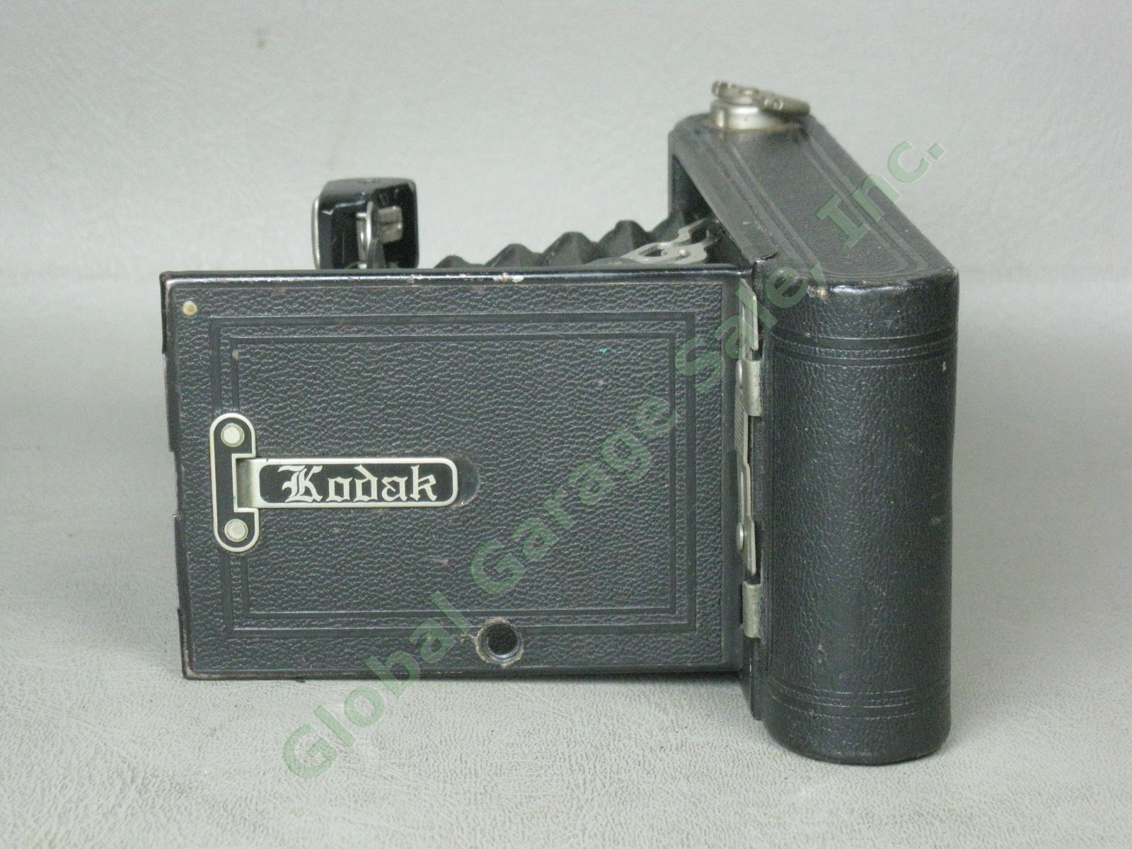 5 Vtg Antique Kodak Cameras Lot A 120 122 Six-20 No 2 Folding Brownie Six-16 Box 4