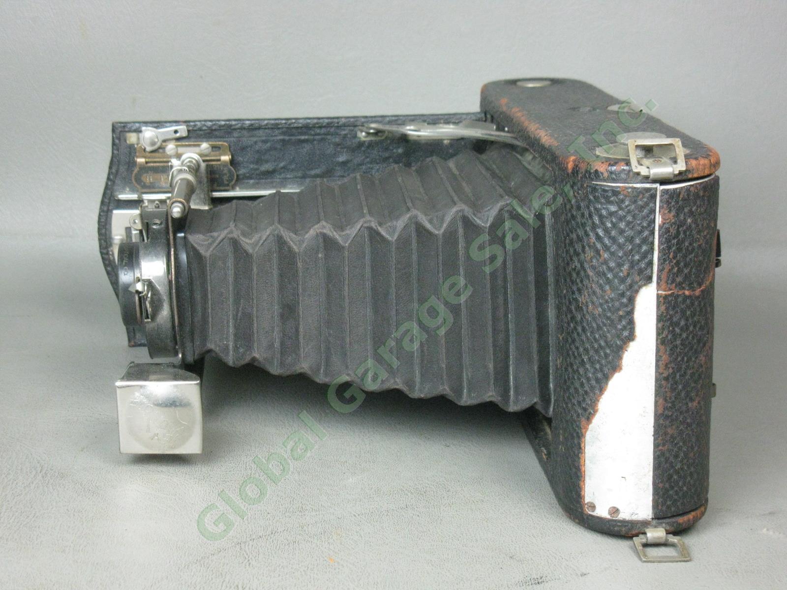 5 Vtg Antique Kodak Cameras Lot A 120 122 Six-20 No 2 Folding Brownie Six-16 Box 6