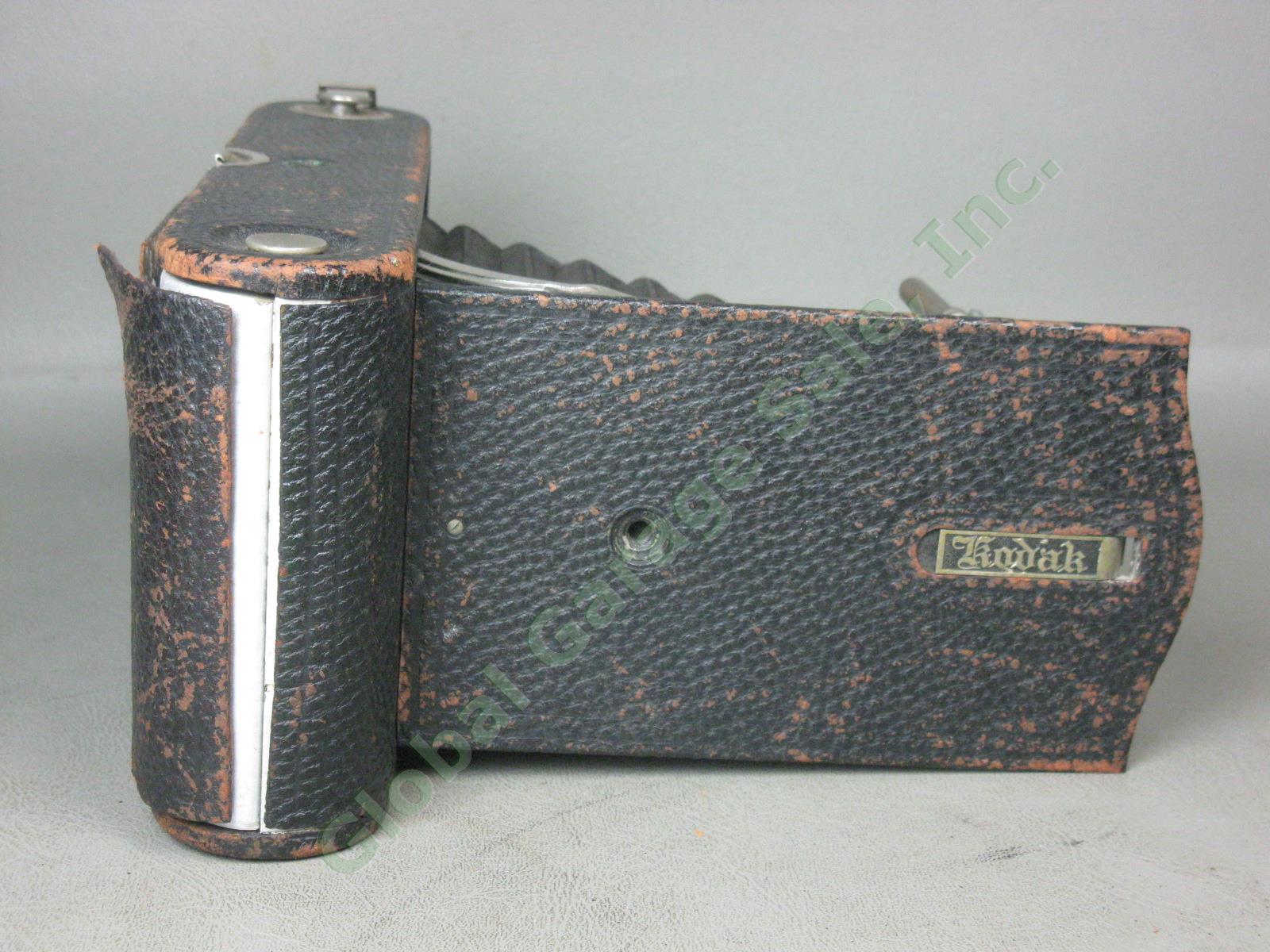 5 Vtg Antique Kodak Cameras Lot A 120 122 Six-20 No 2 Folding Brownie Six-16 Box 8