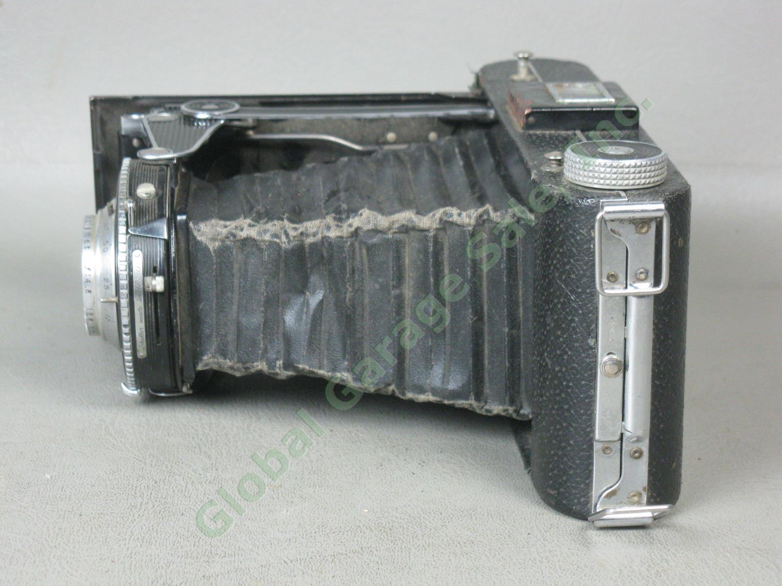 5 Vtg Antique Kodak Cameras Lot A 120 122 Six-20 No 2 Folding Brownie Six-16 Box 19