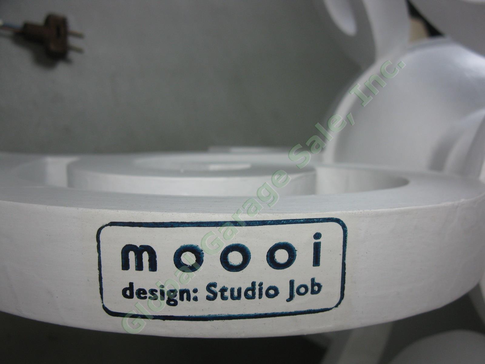 RARE Moooi Studio Job Paper Chandelier White Hanging Electric Lamp 35" Diameter 2