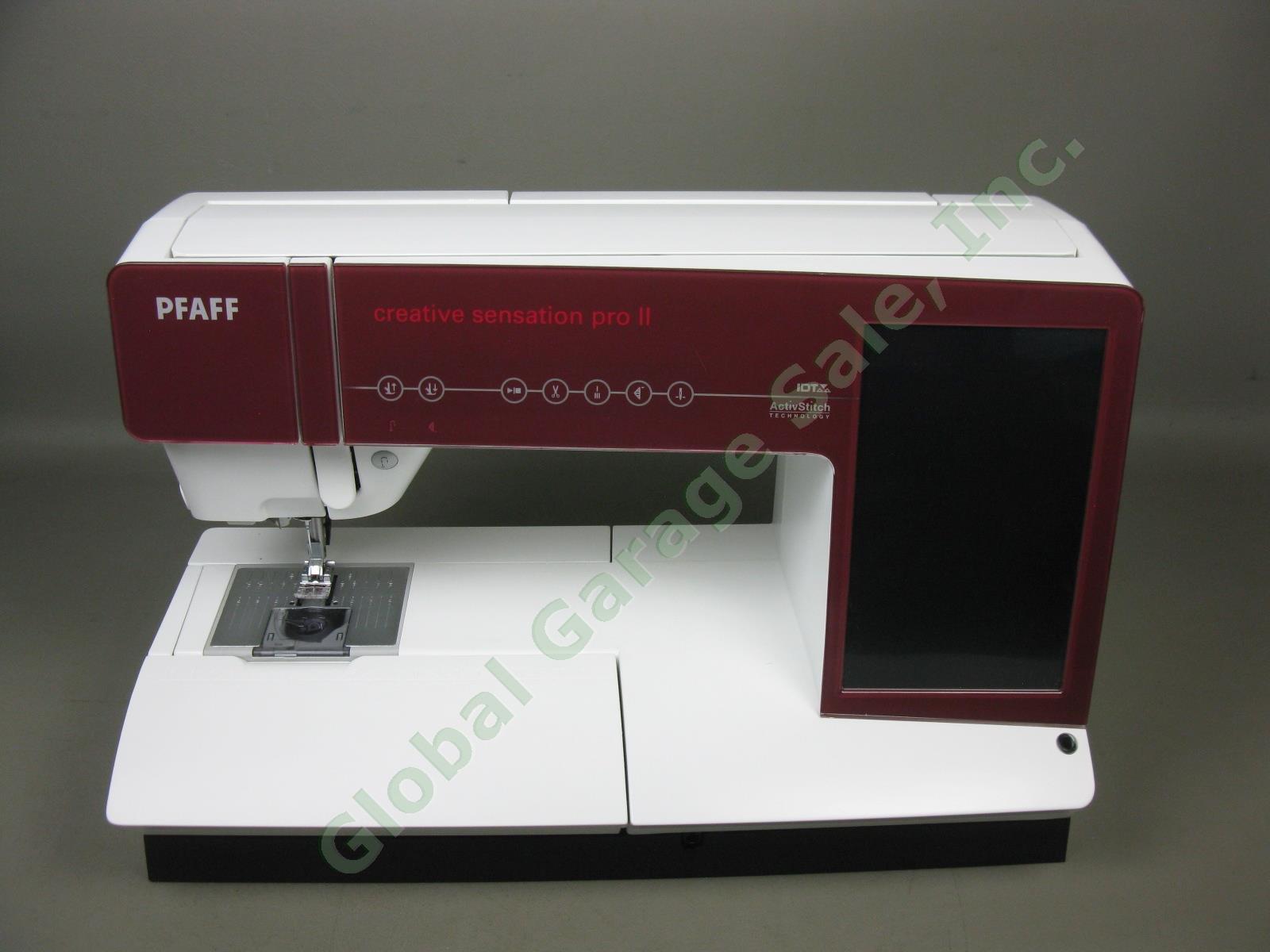 Pfaff Creative Sensation Pro II 2 Sewing Machine + Embroidery Unit Just Serviced 2