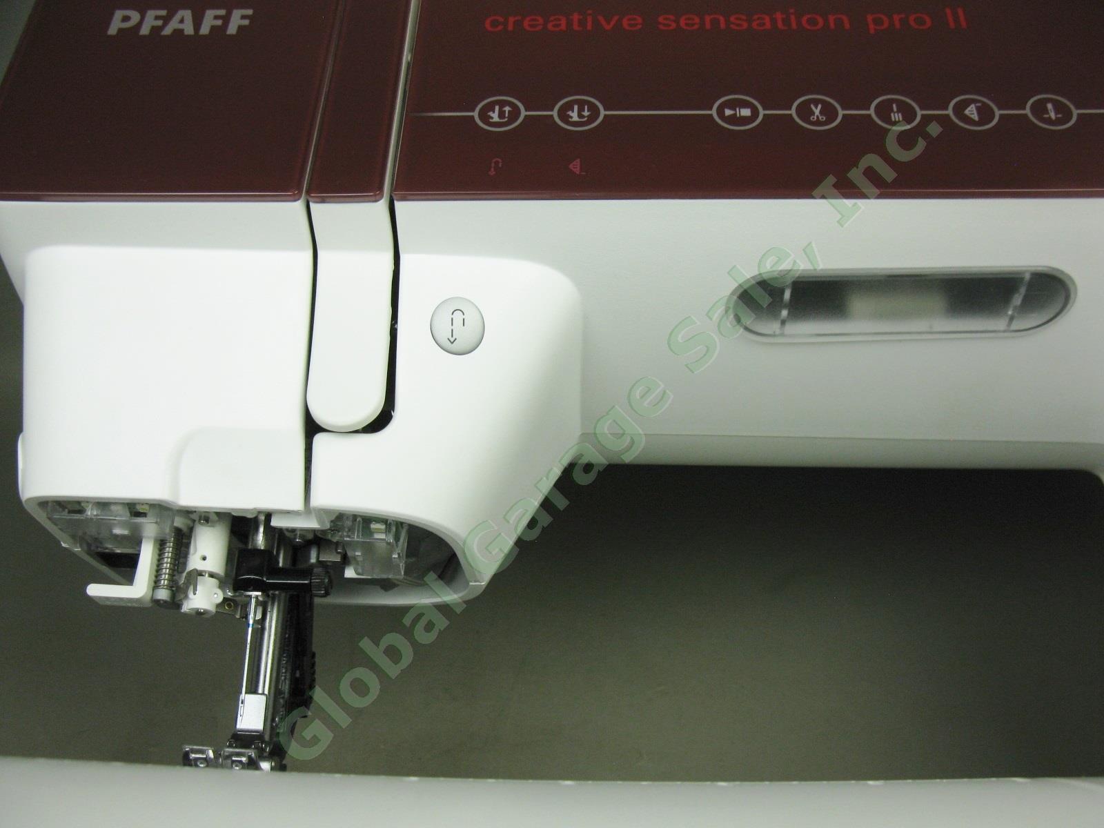 Pfaff Creative Sensation Pro II 2 Sewing Machine + Embroidery Unit Just Serviced 15
