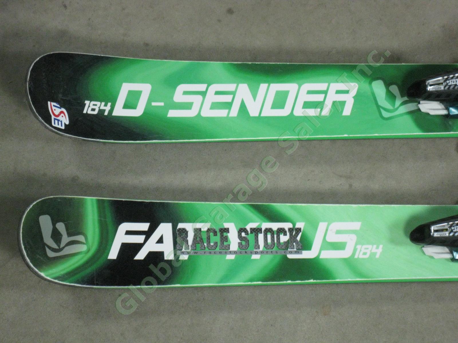 2014 Fat-ypus D-Sender 184cm All-Mountain Skis With Marker Jester Bindings NR! 1