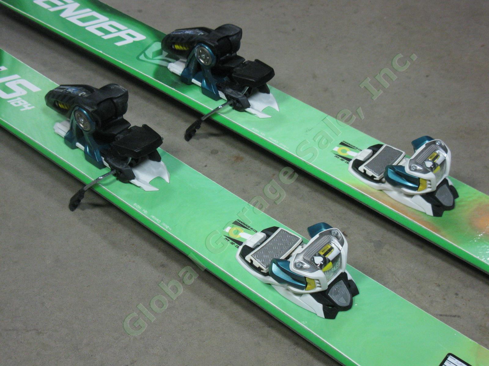 2014 Fat-ypus D-Sender 184cm All-Mountain Skis With Marker Jester Bindings NR! 4