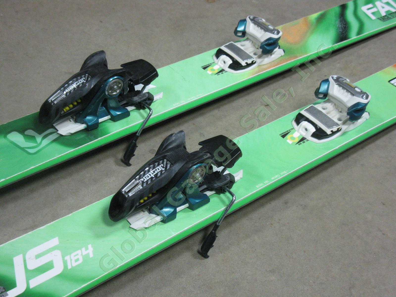 2014 Fat-ypus D-Sender 184cm All-Mountain Skis With Marker Jester Bindings NR! 5