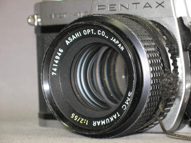 Asahi Pentax Spotmatic Super Takumar 135mm 28mm 55mm NR 3