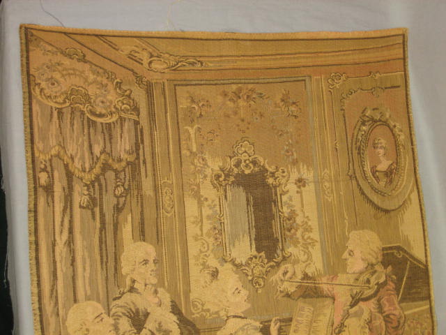 Antique French Victorian Wall Hanging Tapestry France 1