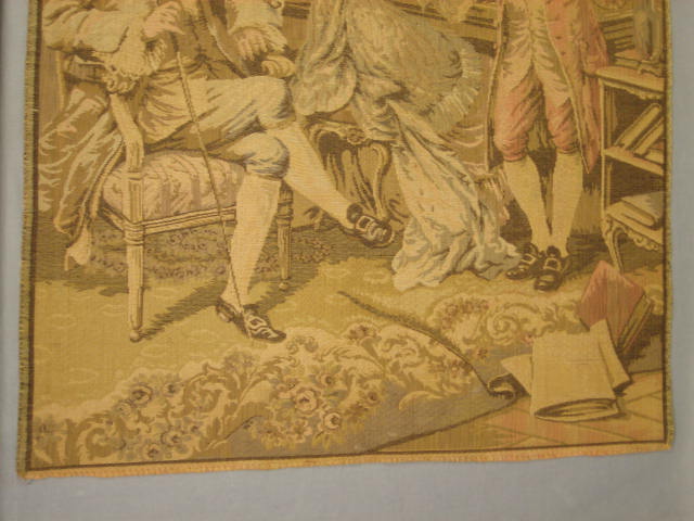Antique French Victorian Wall Hanging Tapestry France 2