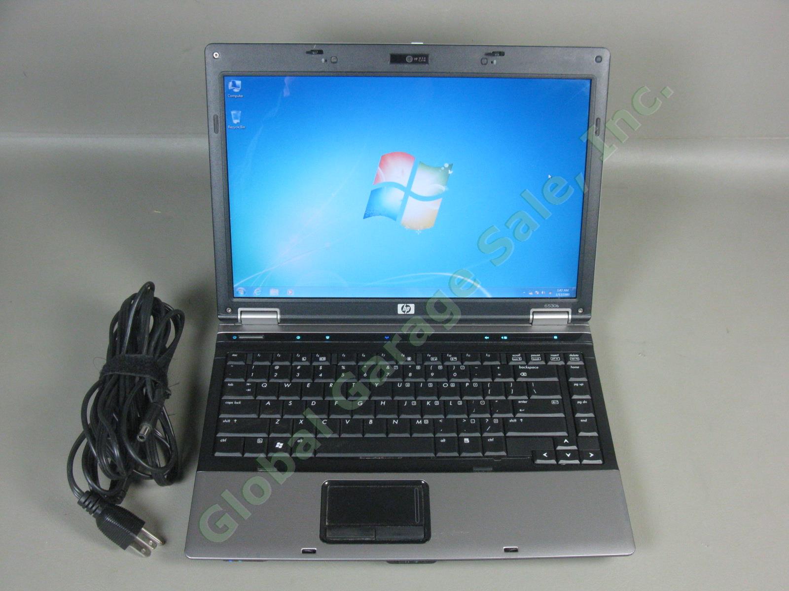 HP 6530b Laptop Computer Intel 2.26GHz 4GB RAM 160GB 14.1" Windows 7 Ultimate