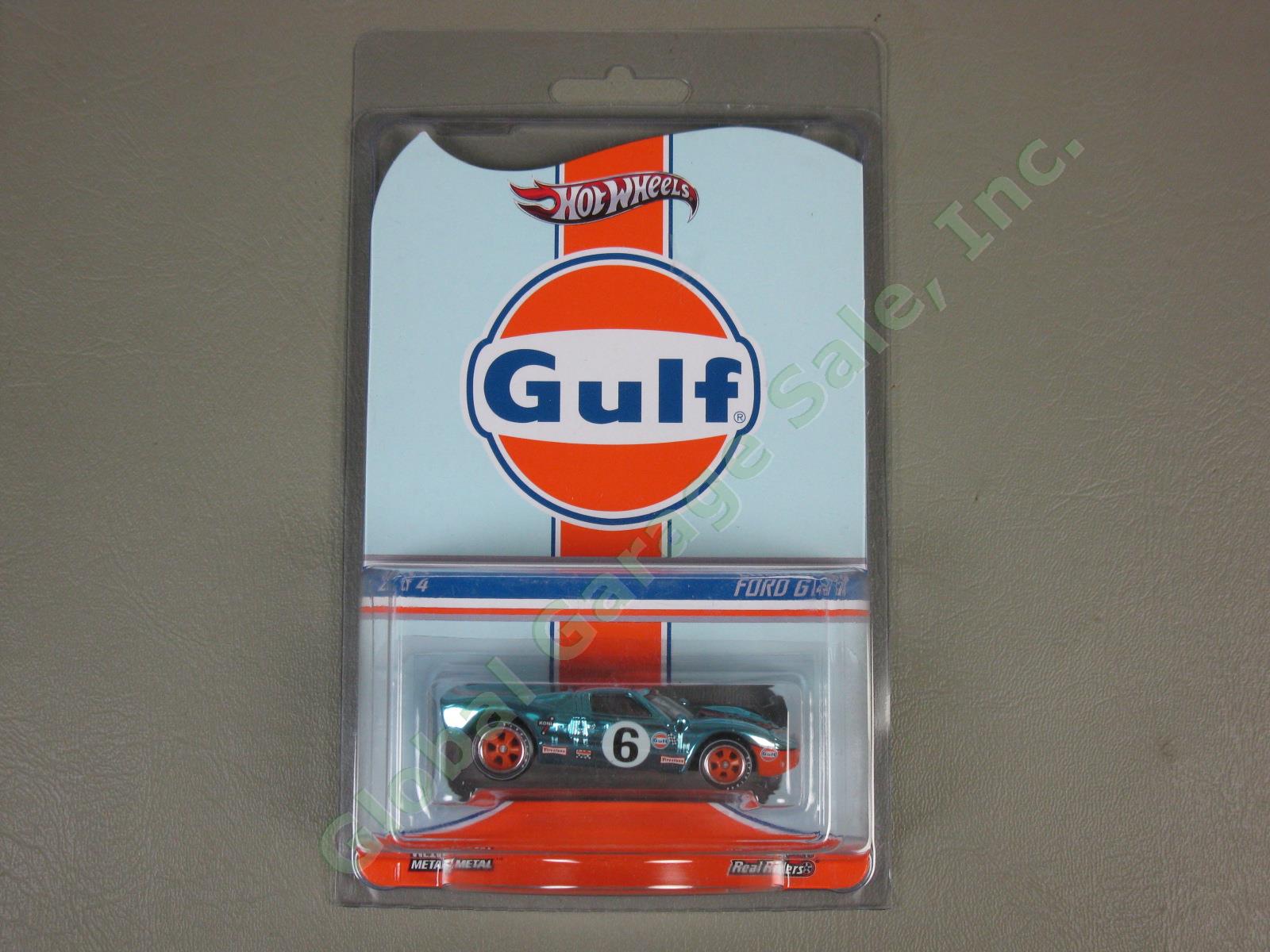 NEW Hot Wheels RLC Red Line Club Gulf Racing Ford GT40 1524/4000 Real Riders