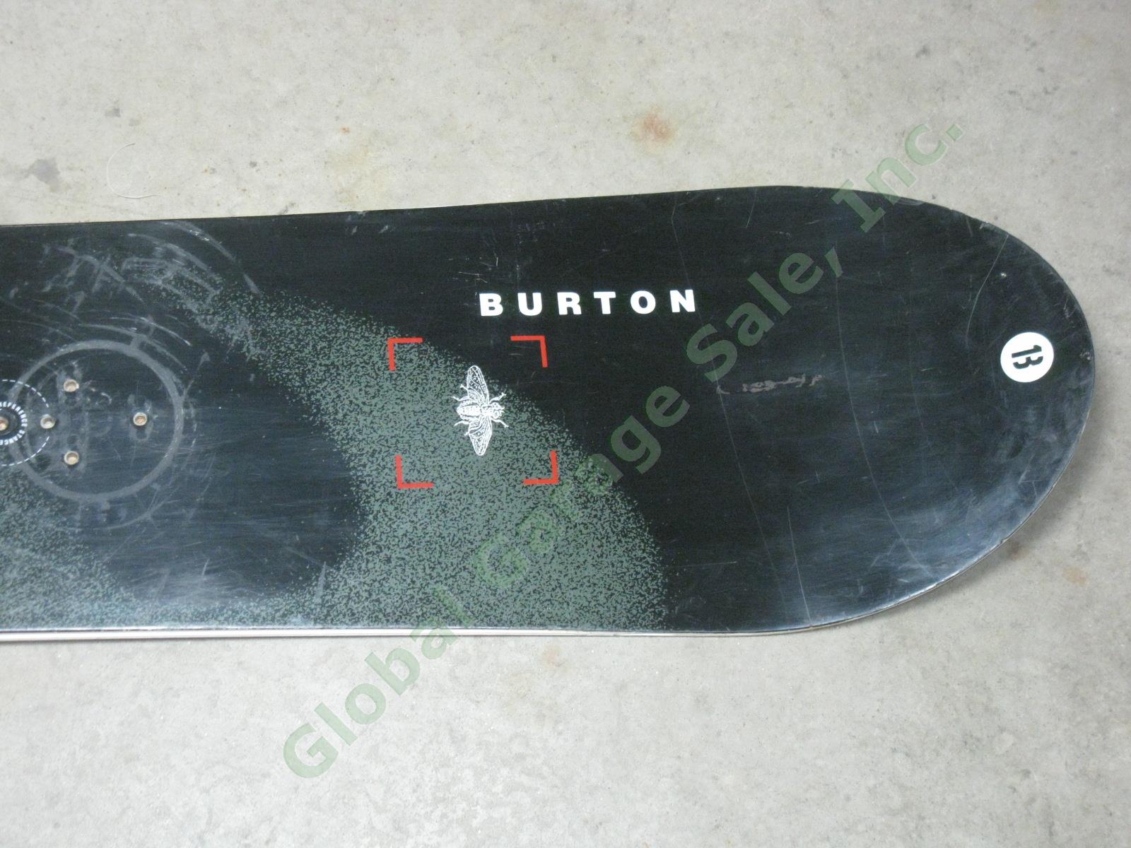 Vintage 1993 Burton Air 6.1 Snowboard Fly Graphic Wood Core USA Made 159cm NR 1