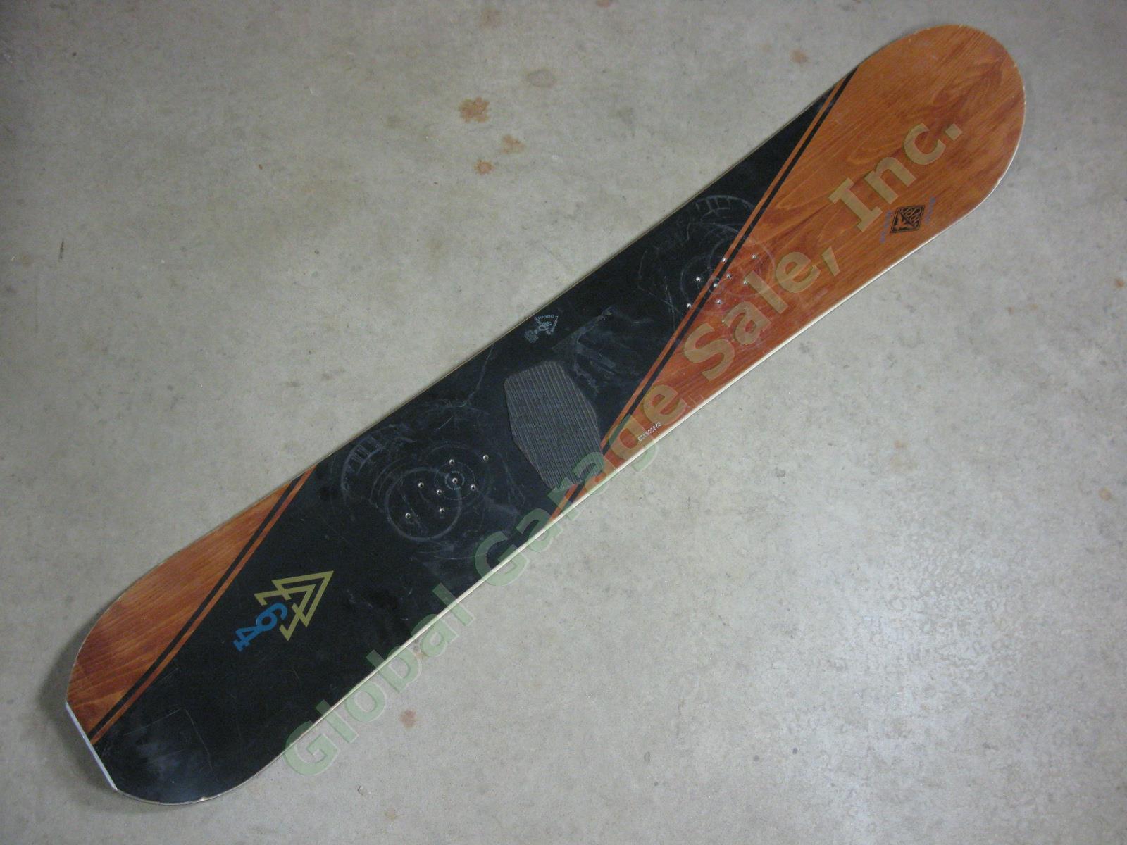 Vintage 1995 Burton Asym Air 164 Goofy Foot Asymmetrical Snowboard 