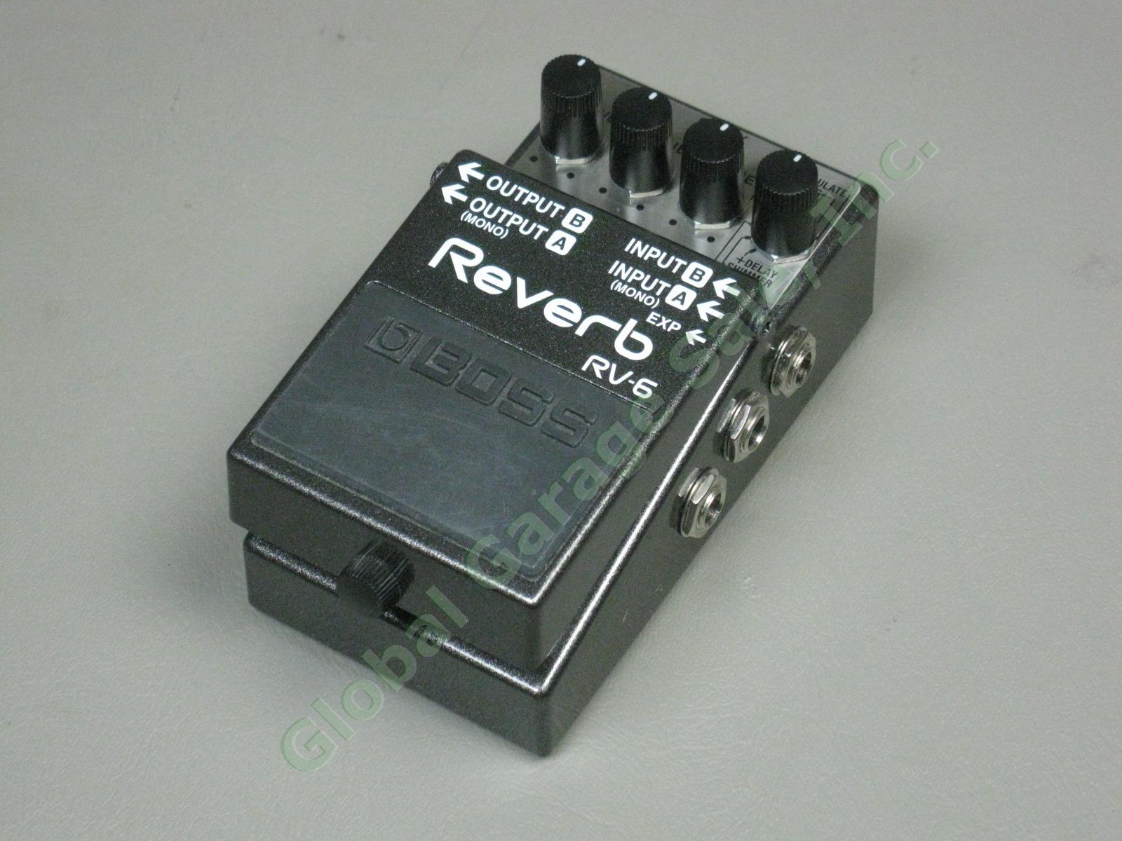 Boss RV-6 Digital Reverb Guitar Effects Pedal Stomp Box One Owner EXC Condition! 1