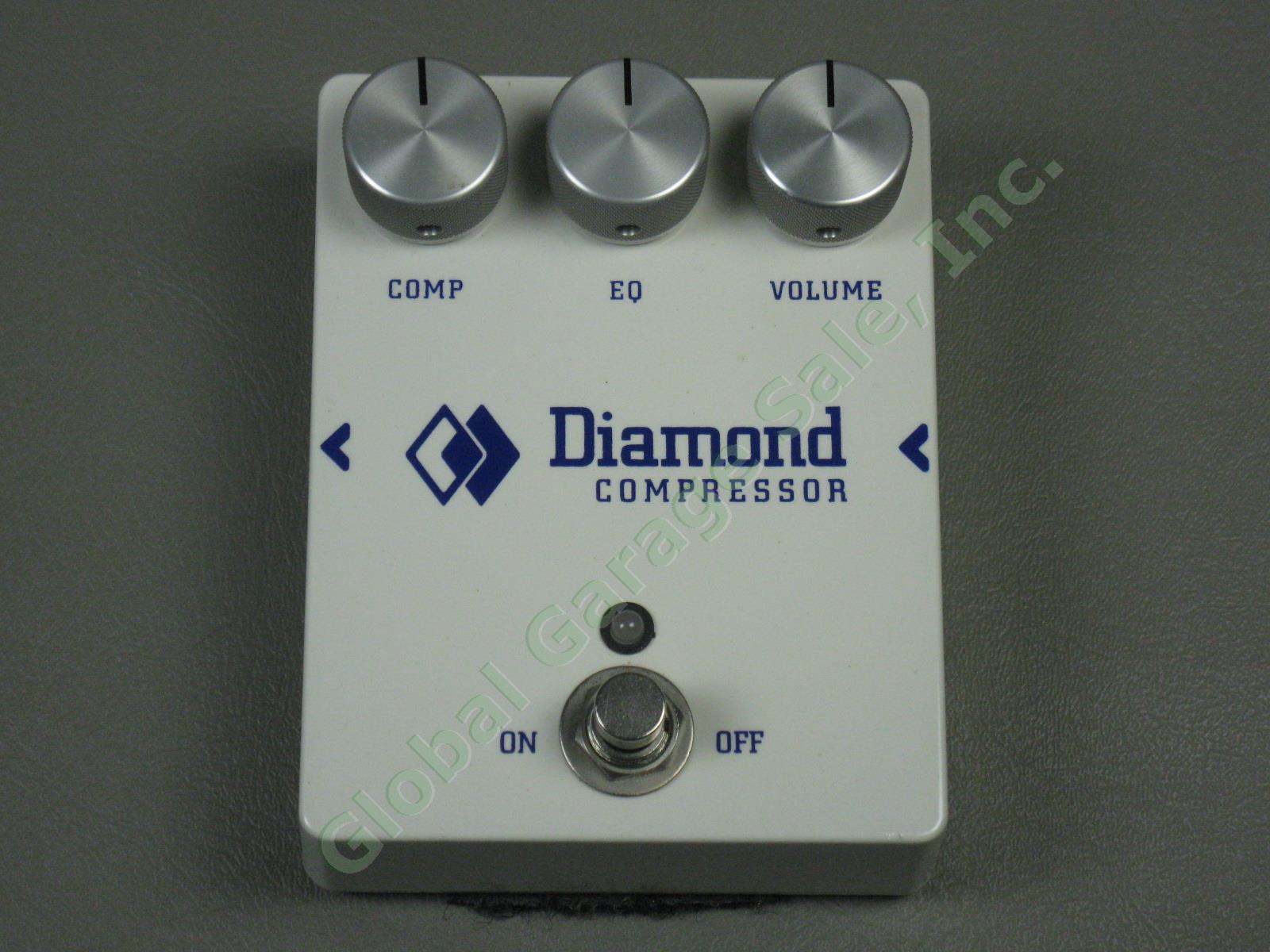 Diamond Compressor CPR-1 Guitar Effects Compression Pedal Rare White 1 Owner EXC