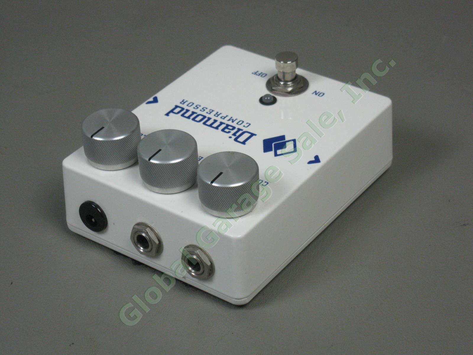 Diamond Compressor CPR-1 Guitar Effects Compression Pedal Rare White 1 Owner EXC 2