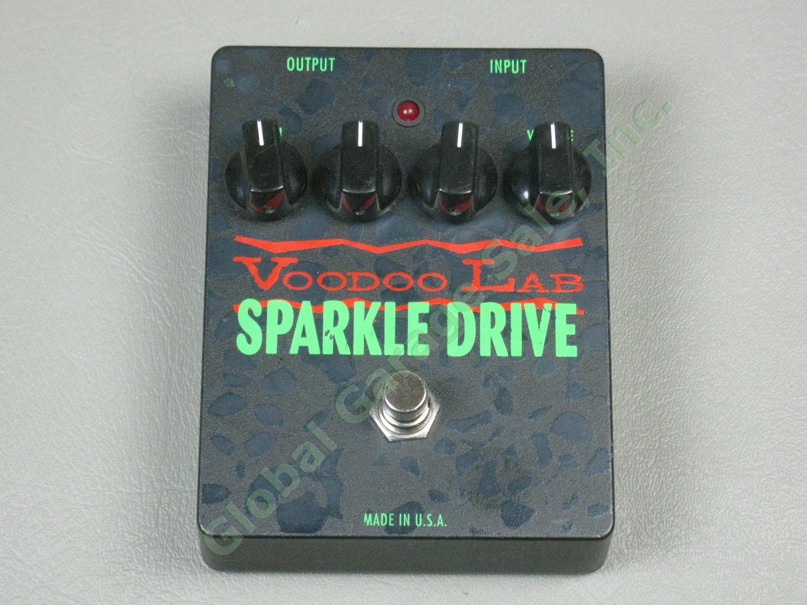 Voodoo Lab Sparkle Drive Overdrive Distortion Guitar Effects Pedal 1 Owner EXC!!