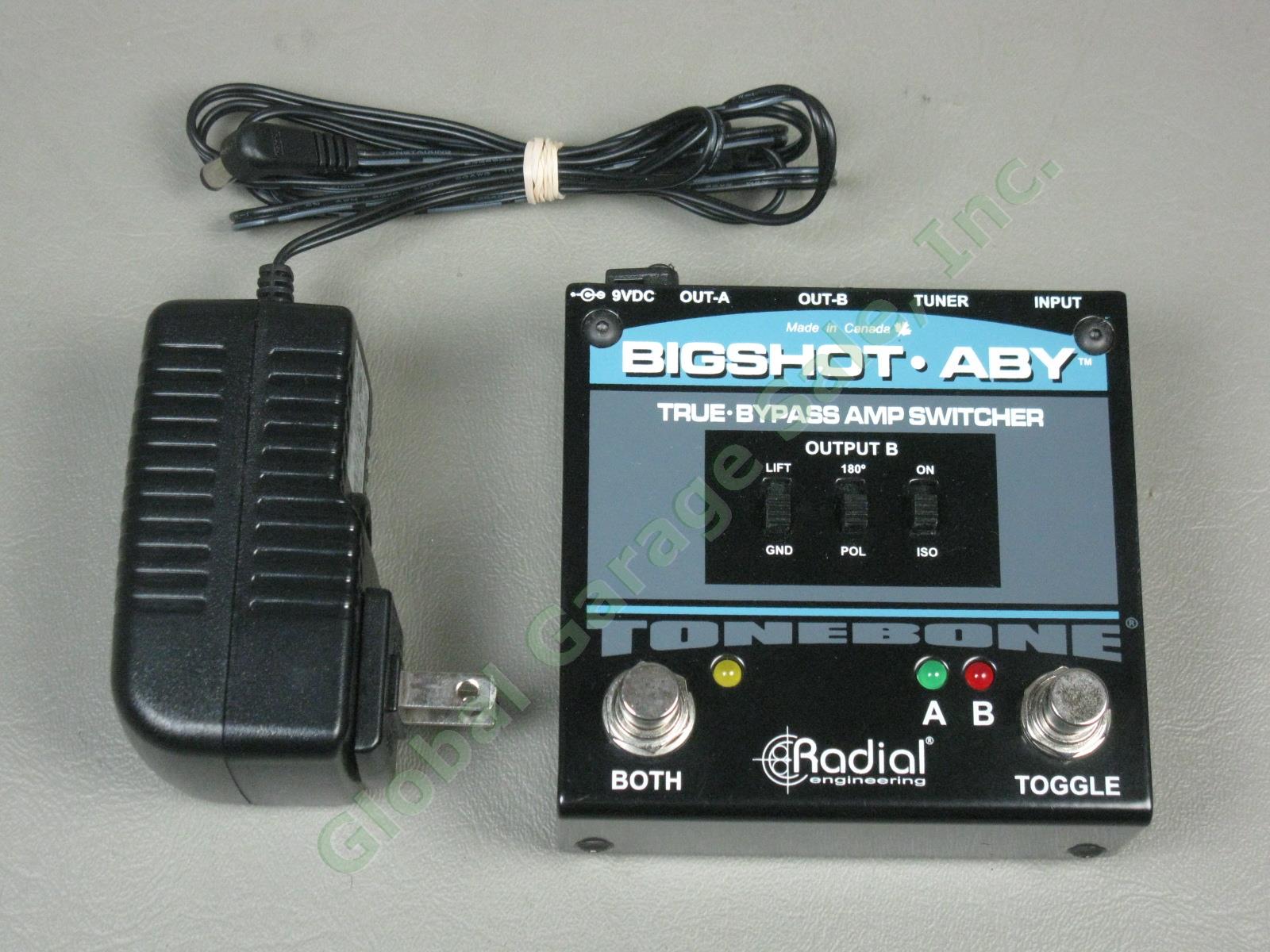Radial Tonebone Bigshot ABY True Bypass A/B Amp Switcher Guitar Pedal EXC COND!