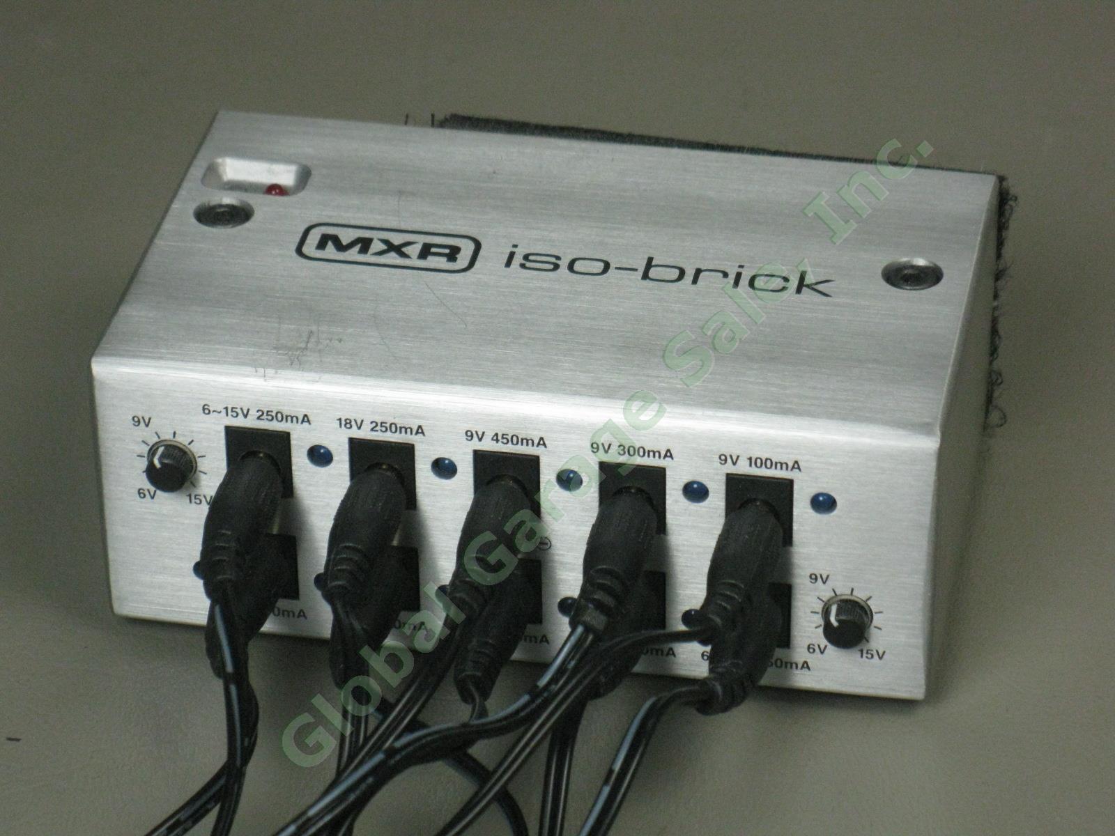MXR Iso-Brick Power Supply Guitar Pedal With 10 Cables One Owner EXC Cond! 1