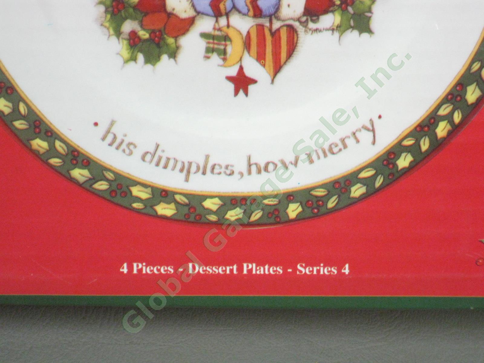 4 NEW Portmeirion Studio A Christmas Story Salad Dessert Plates Winget Series 4 2