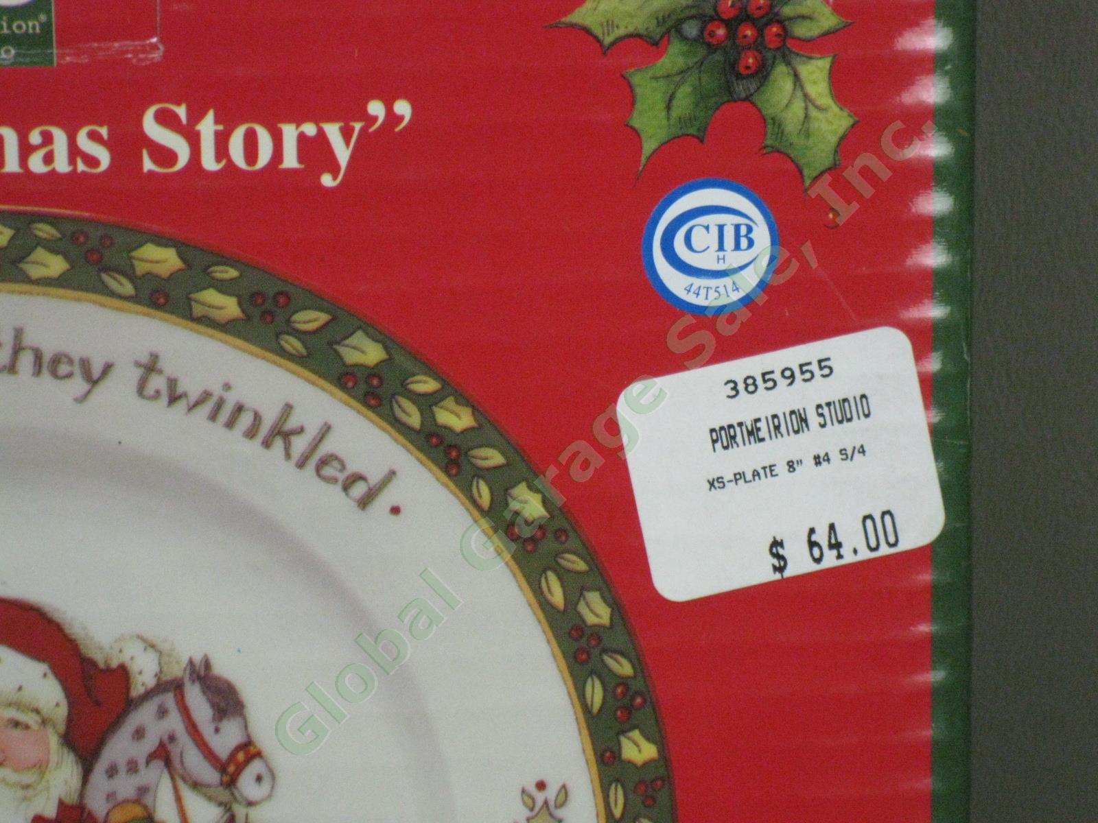 4 NEW Portmeirion Studio A Christmas Story Salad Dessert Plates Winget Series 4 3