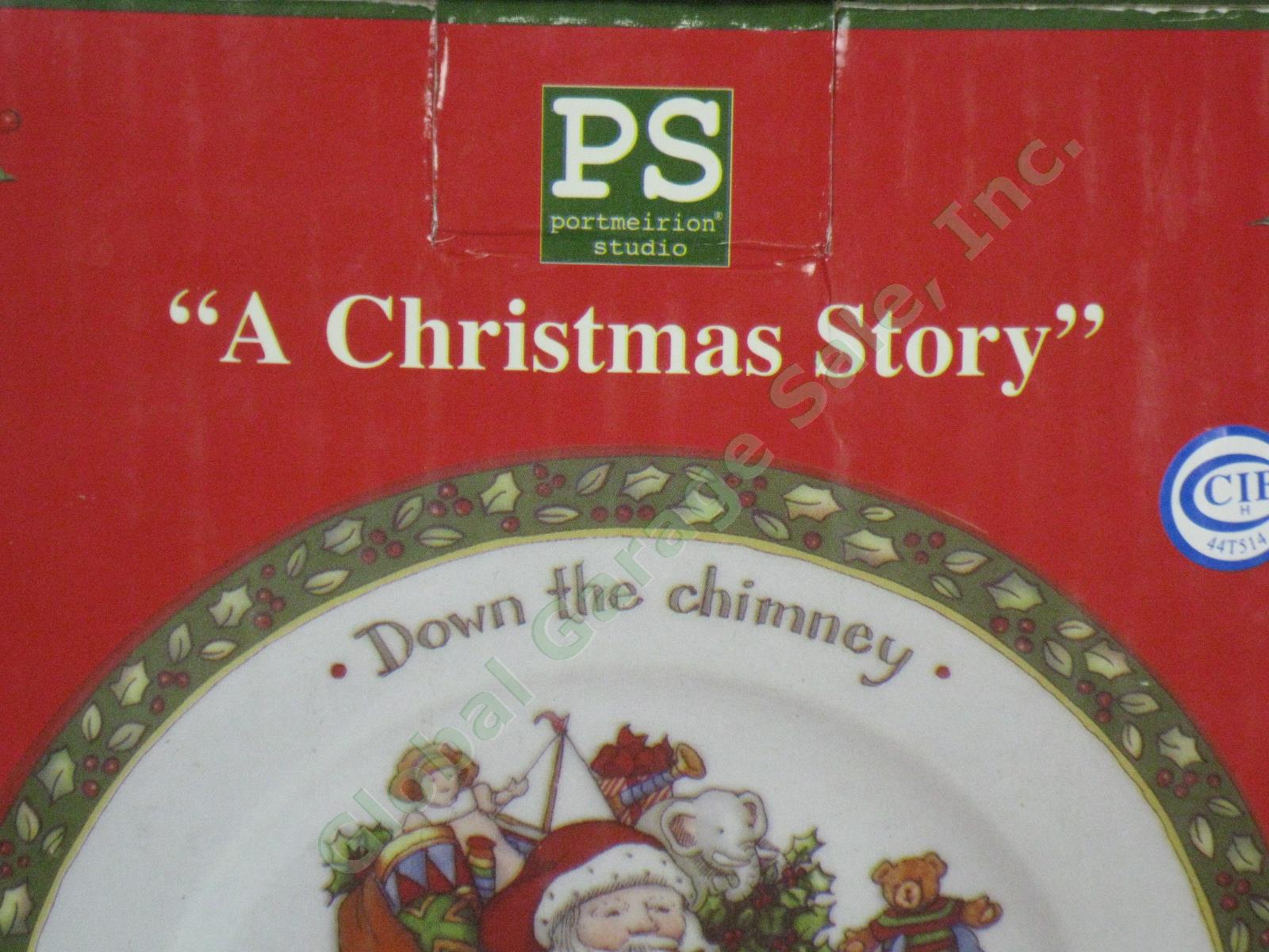4 NEW Portmeirion Studio A Christmas Story Salad Dessert Plates Winget Series 2 1