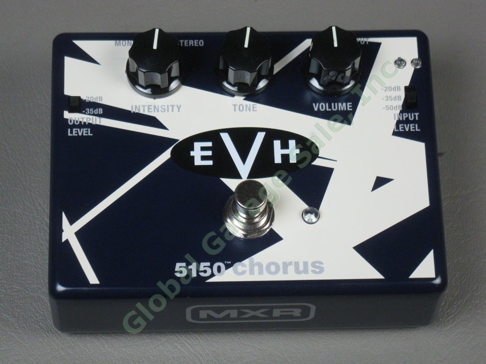 MXR EVH 5150 Chorus Guitar Pedal + 2 Power Supplies + Cables Lot Near Mint! 1