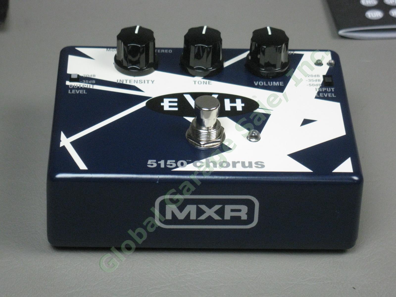 MXR EVH 5150 Chorus Guitar Pedal + 2 Power Supplies + Cables Lot Near Mint! 2