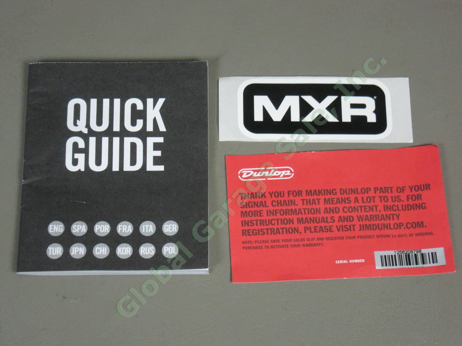 MXR EVH 5150 Chorus Guitar Pedal + 2 Power Supplies + Cables Lot Near Mint! 8