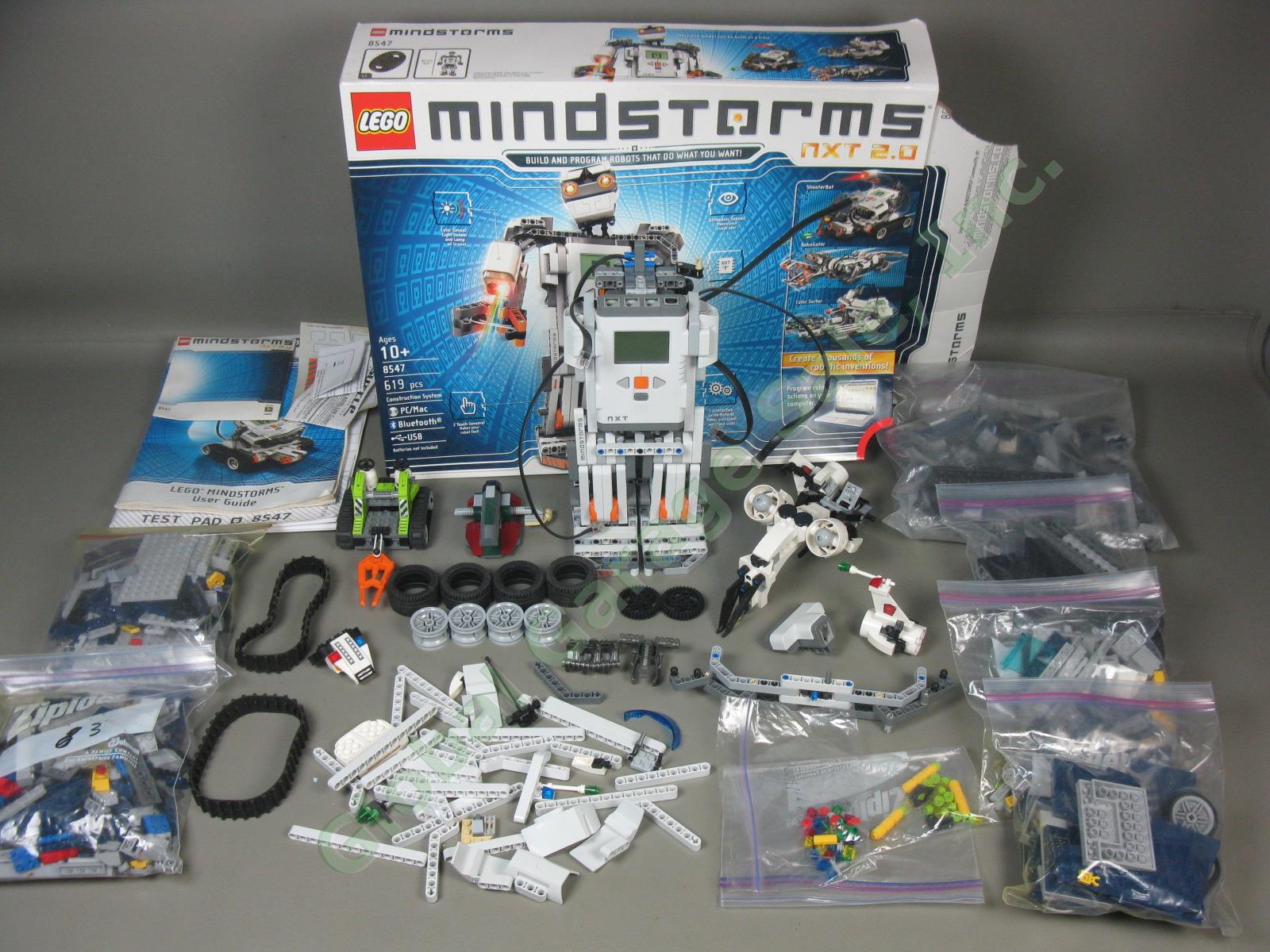Lego Mindstorms NXT 2.0 8547 Robot Building Set Windows/Mac w/Original Box NR!