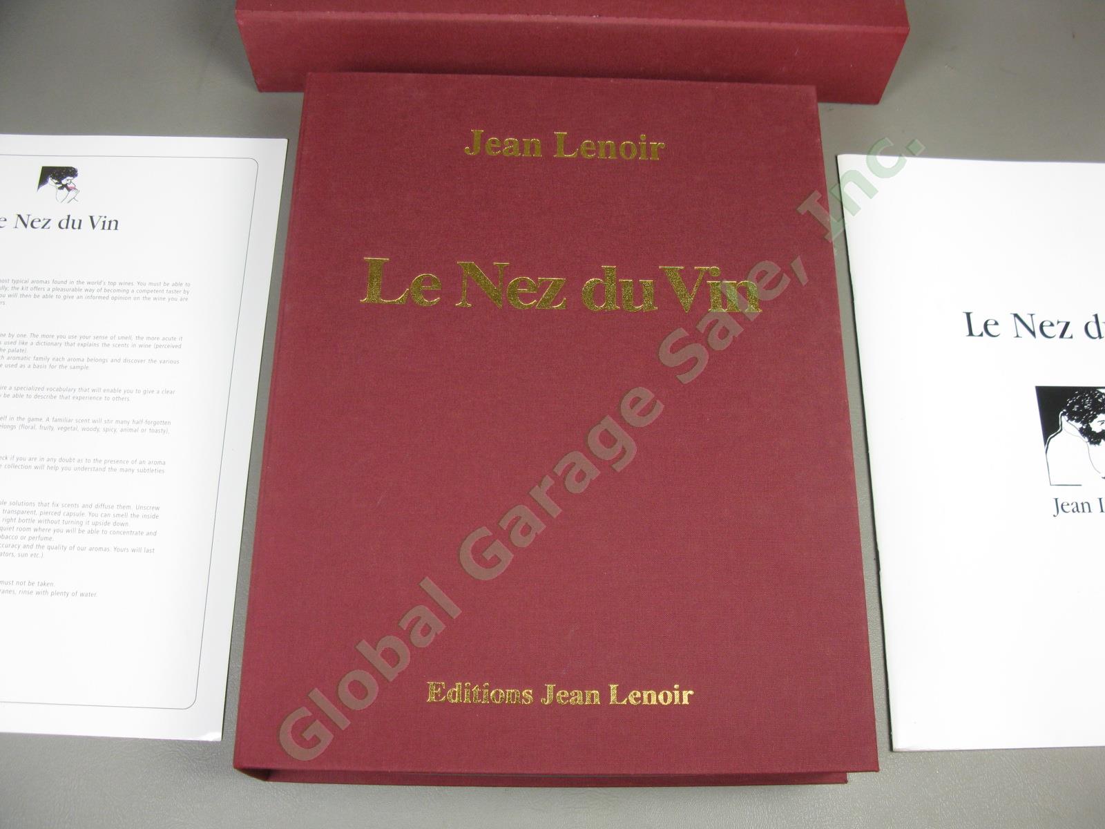 Complete Jean Lenoir Le Nez du Vin 54-Aroma Wine Kit w/ Cards + Instructions EXC 1