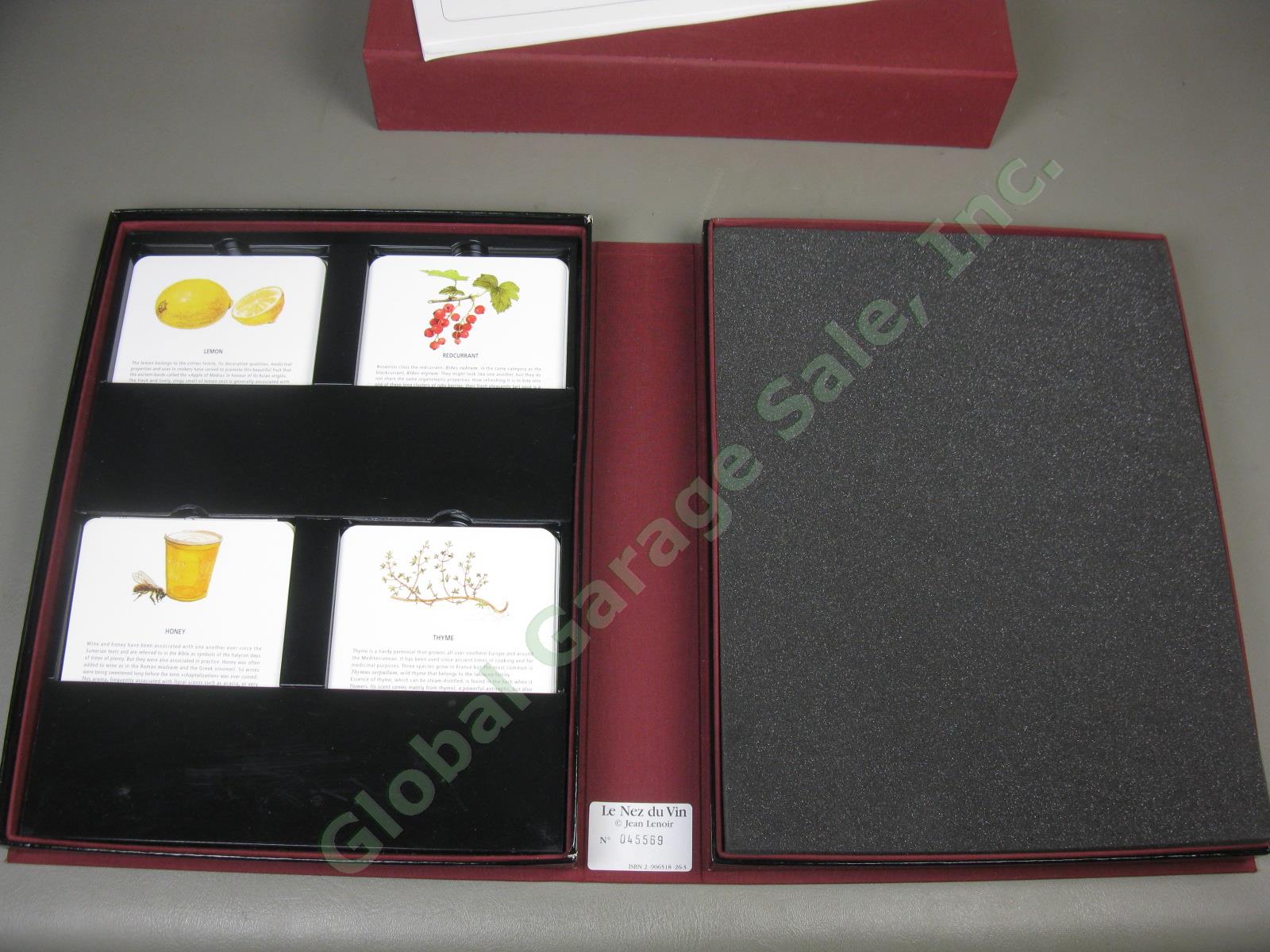 Complete Jean Lenoir Le Nez du Vin 54-Aroma Wine Kit w/ Cards + Instructions EXC 2