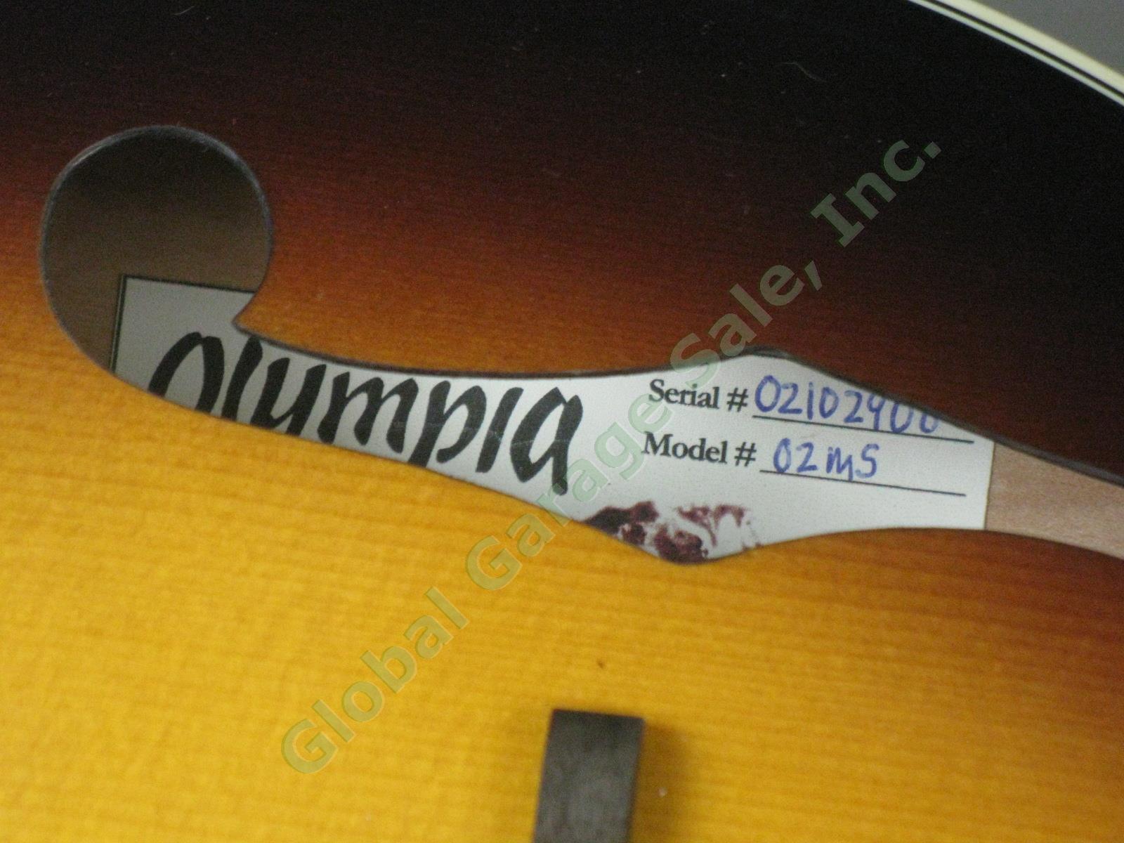 Vtg Olympia Tacoma 02MS A Style Mandolin TKL Case 1 Owner Barely Played NR MINT 8
