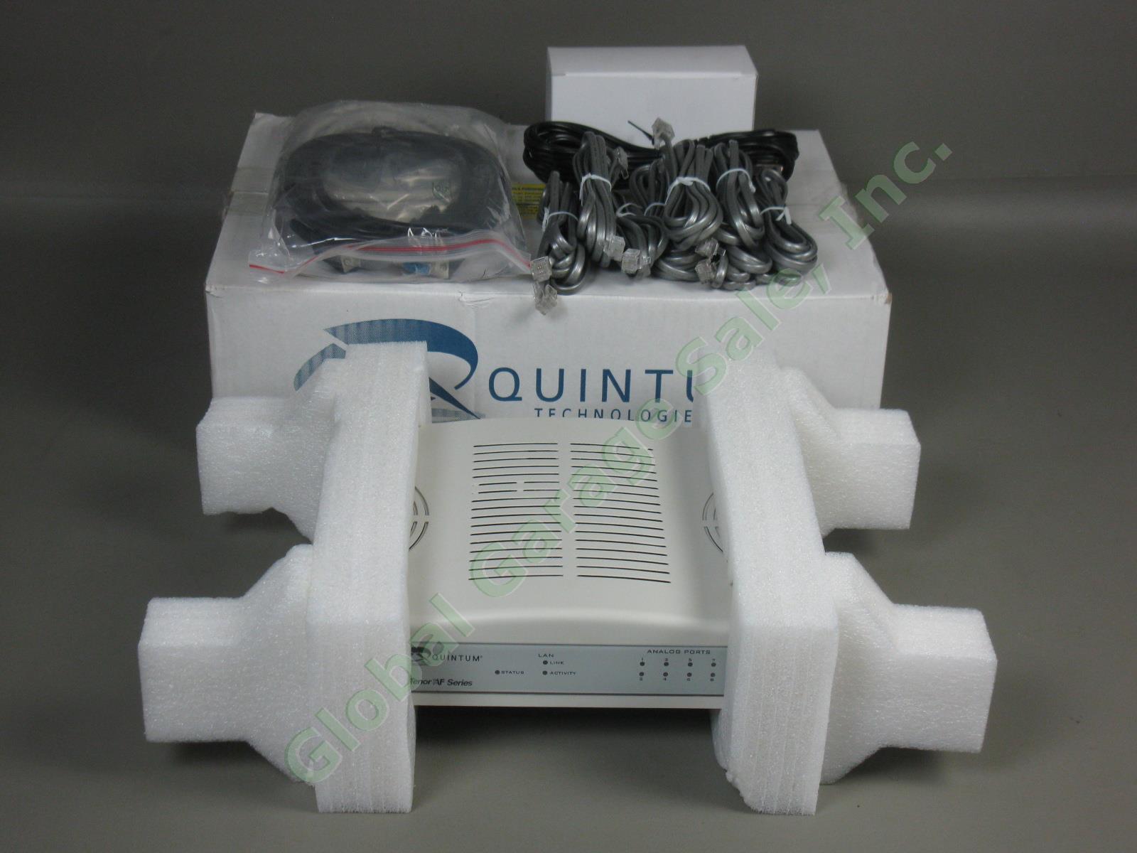 Quintum Tenor AF Series AFT800 8-Port VOIP Telephone Business Gateway Switch NR