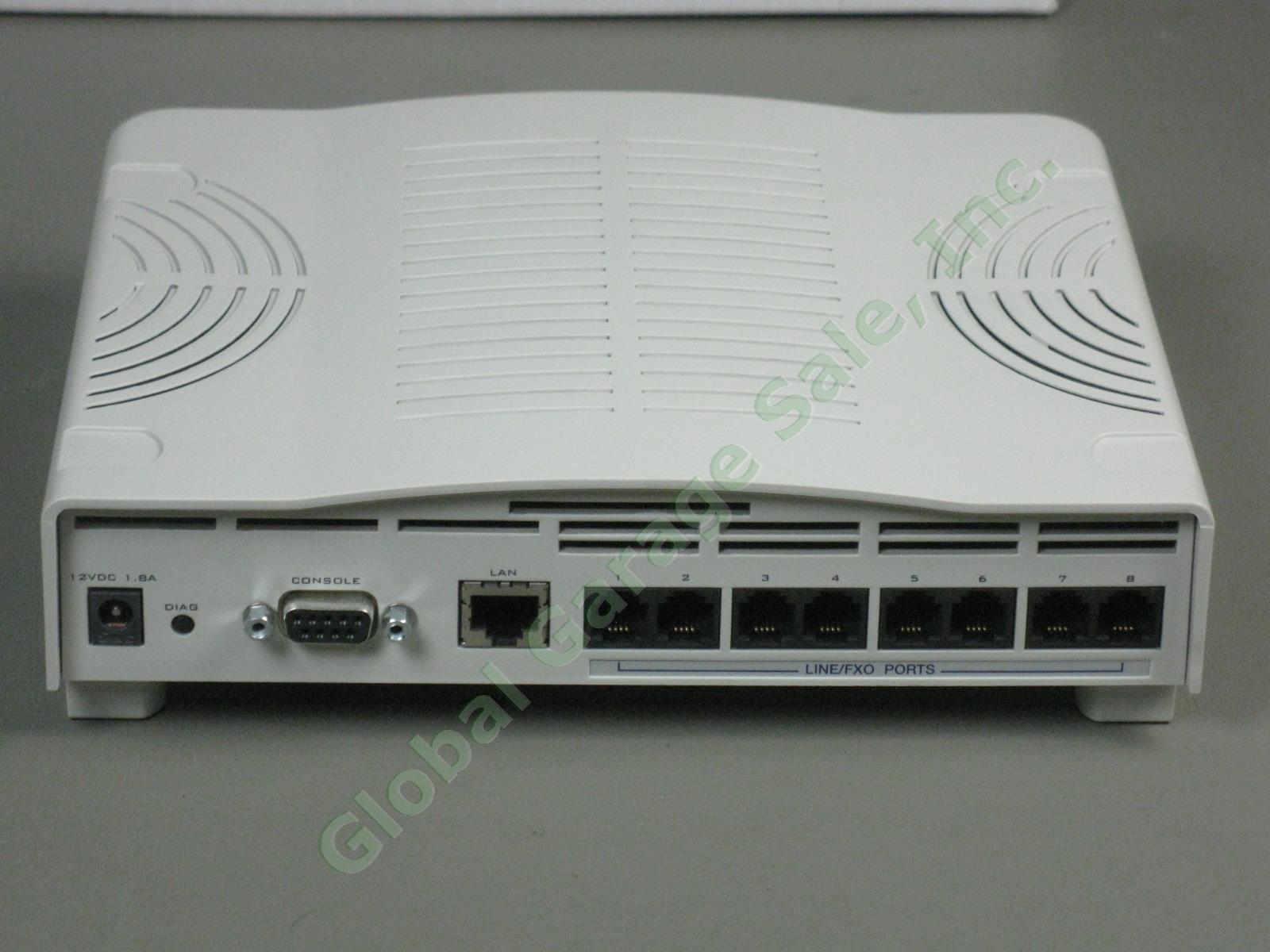 Quintum Tenor AF Series AFT800 8-Port VOIP Telephone Business Gateway Switch NR 2