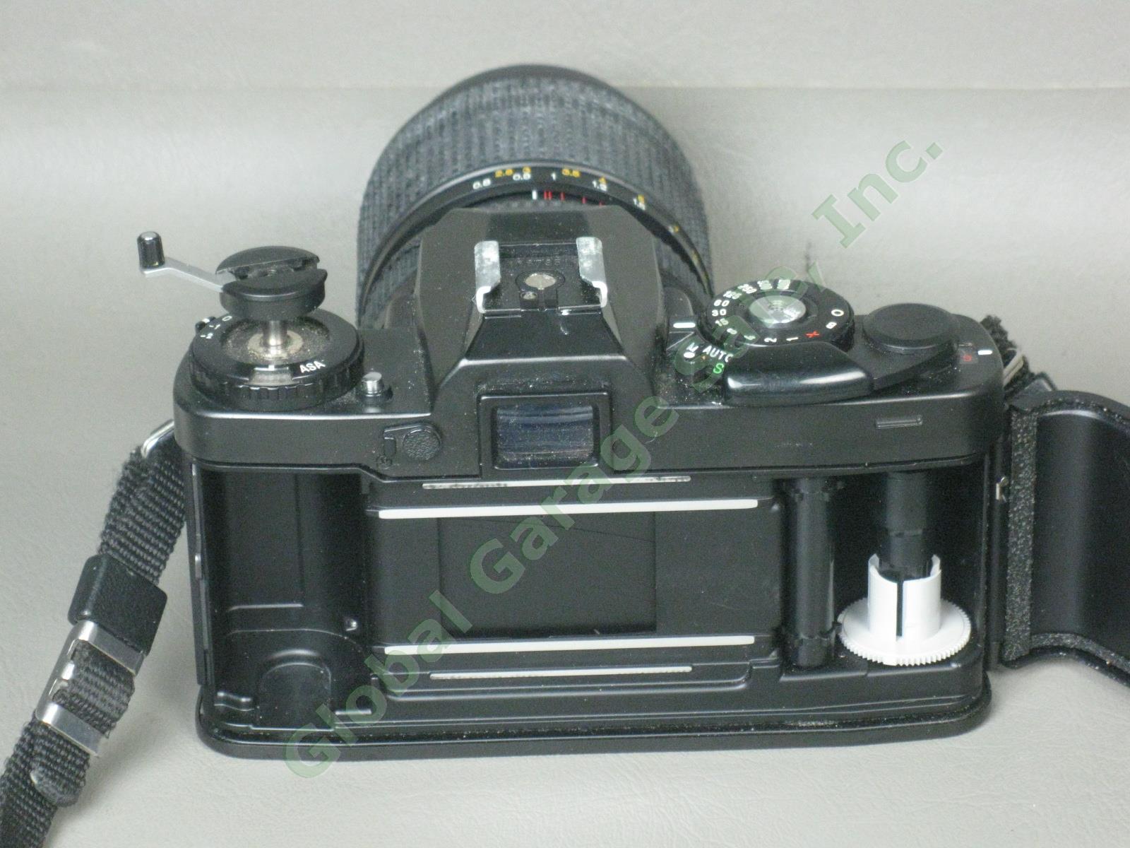 Minolta XD-11 SLR Camera MD 28-85mm 1:3.5-4.5 Zoom Lens Auto 320X Flash +Manuals 8