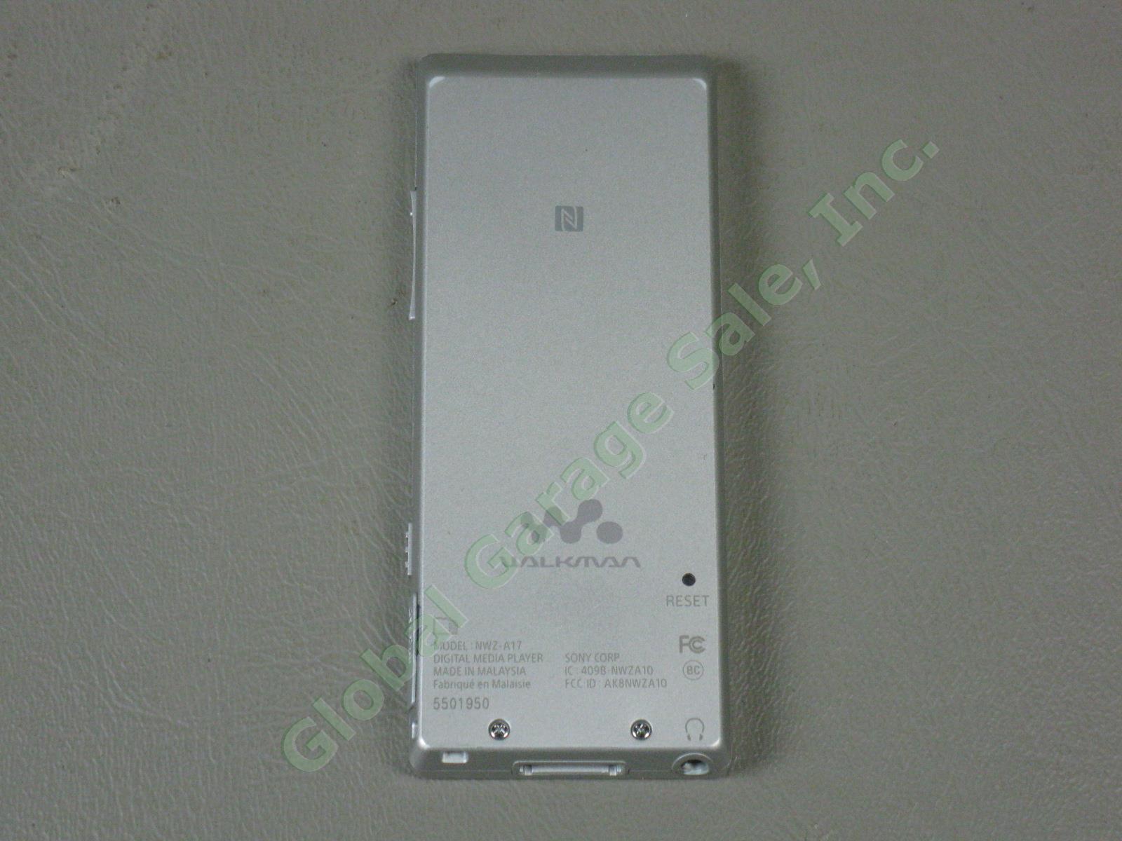 Sony Walkman NWZ-A17 64GB Hi-Res Silver Digital Media Music Player No Reserve!! 6