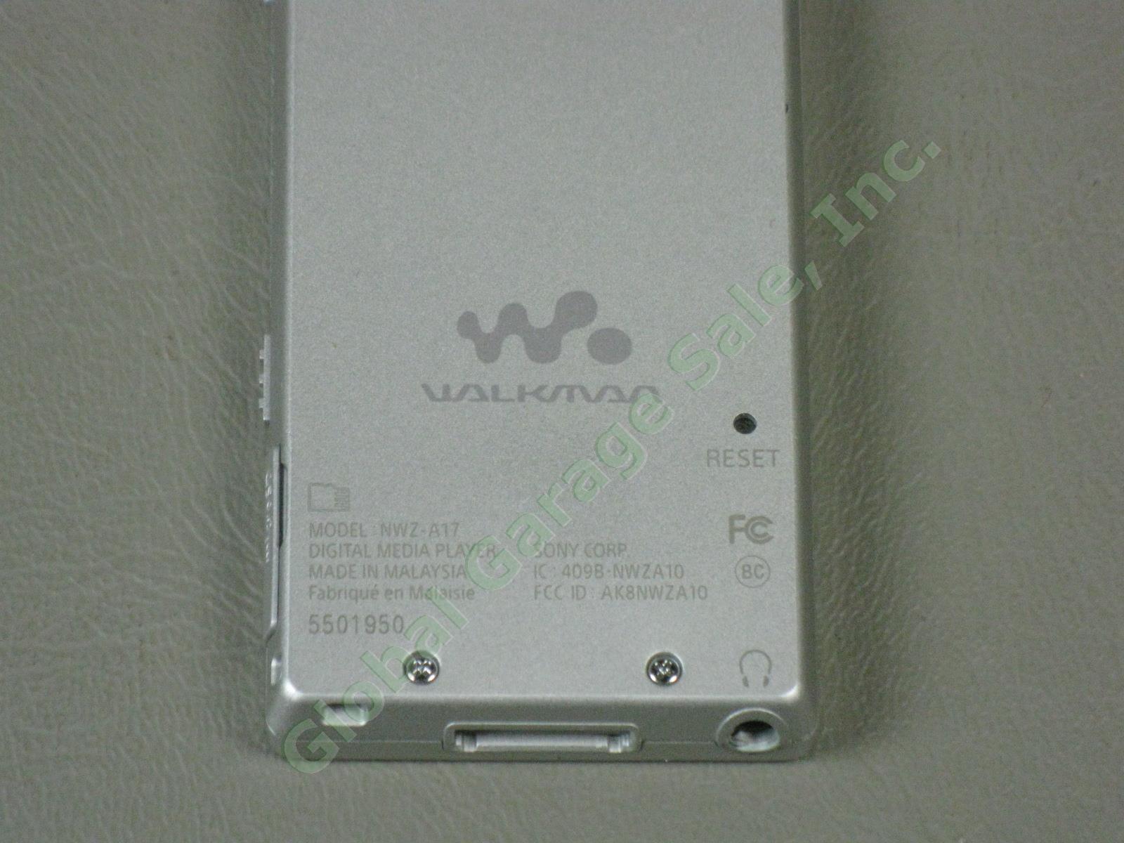 Sony Walkman NWZ-A17 64GB Hi-Res Silver Digital Media Music Player No Reserve!! 7