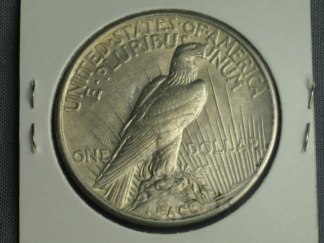 Rare 1921 P Silver Peace Dollar High Relief Coin NR!