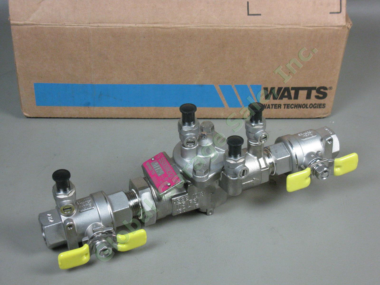 Watts 3/4" Stainless Steel Reduced Pressure Zone Assembly SS009M3-QT Backflow NR
